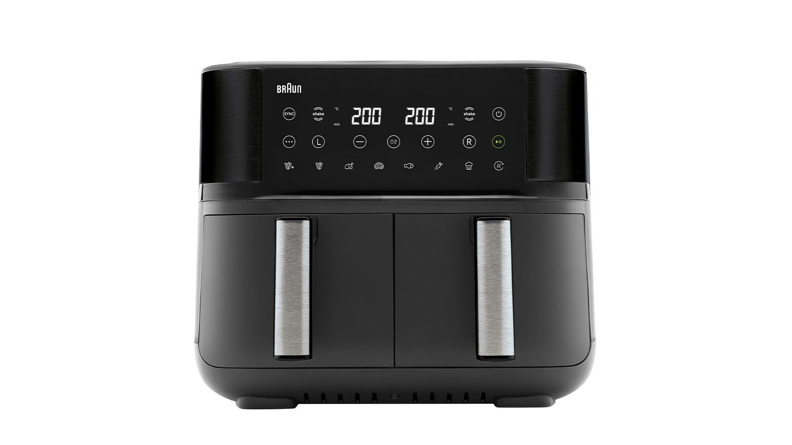 Braun Heißluftfritteuse »TwinCook TD 3030I BK«, 2850 W