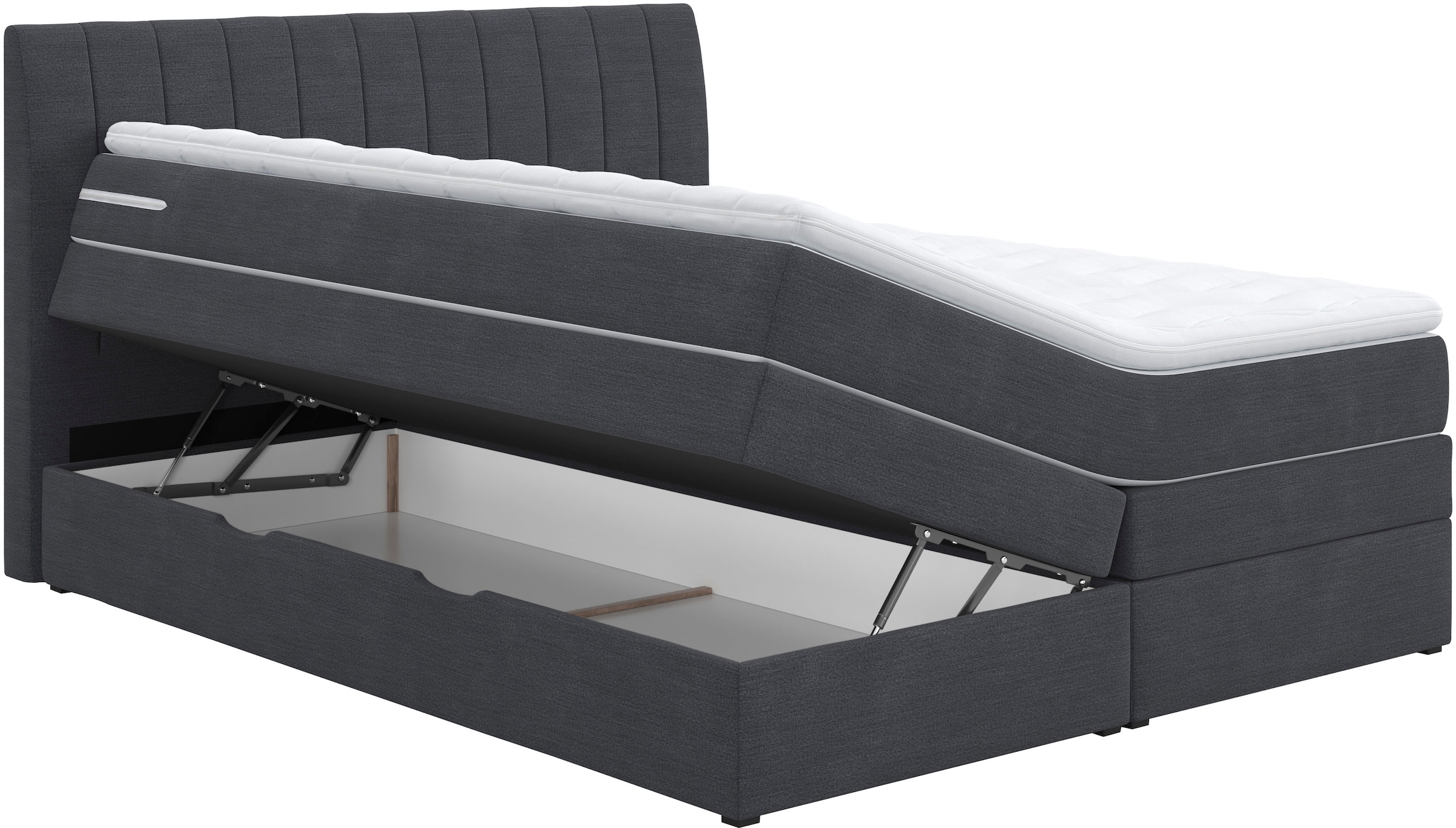 COTTA Boxspringbett »Shark inkl. Bettkasten und Topper«, erhältlich in den Breiten 140x200cm, 160x200cm und 180x200cm