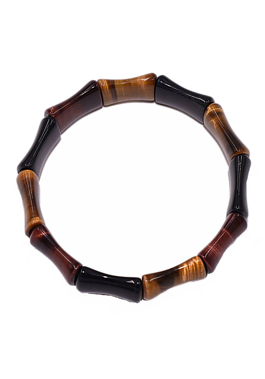 Firetti Armband »Schmuck Geschenk Armschmuck Armkette Edelstein Farbstein Tigerauge«, Made in Germany - mit Tigerauge
