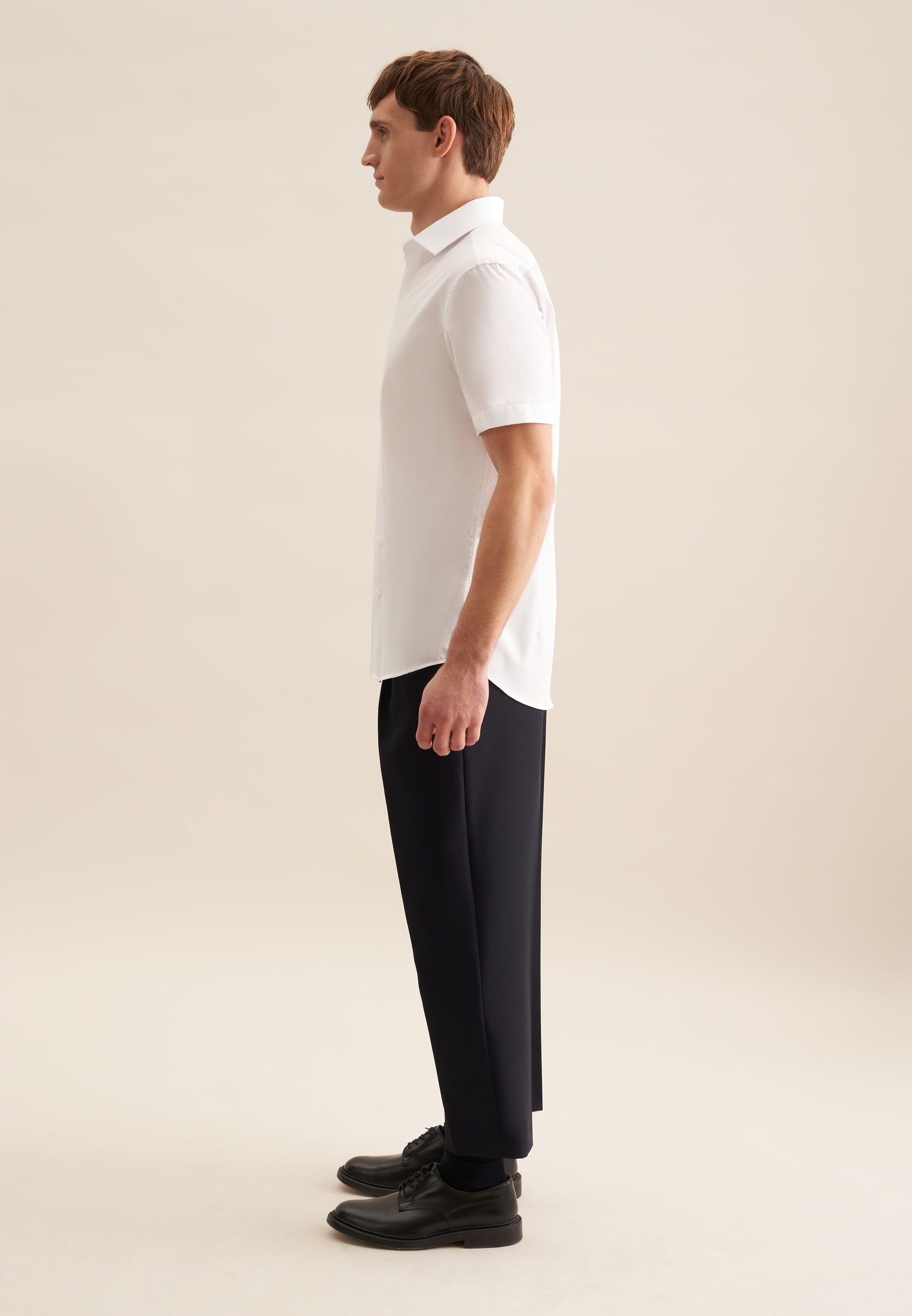 seidensticker Businesshemd »Schwarze Rose« Shaped 1/2 Kentkragen Uni