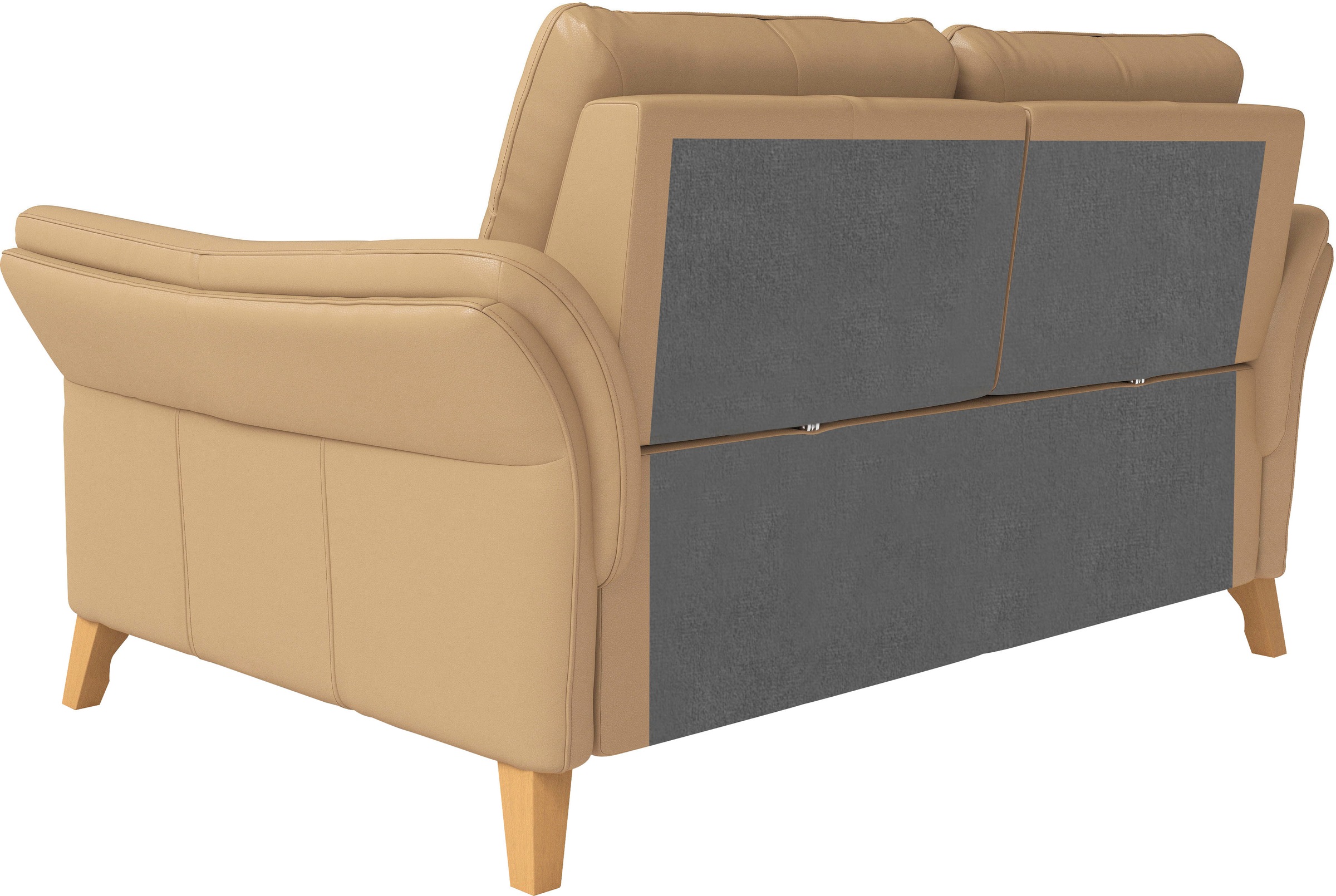 sit&more 3-Sitzer »Göteborg«, inklusive Sitztiefenverstellung und Federkern