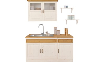 Home affaire Küchen-Set »Fanö«, (5 St.), ohne E-Geräte, Breite 150 cm, aus massiver... kaufen
