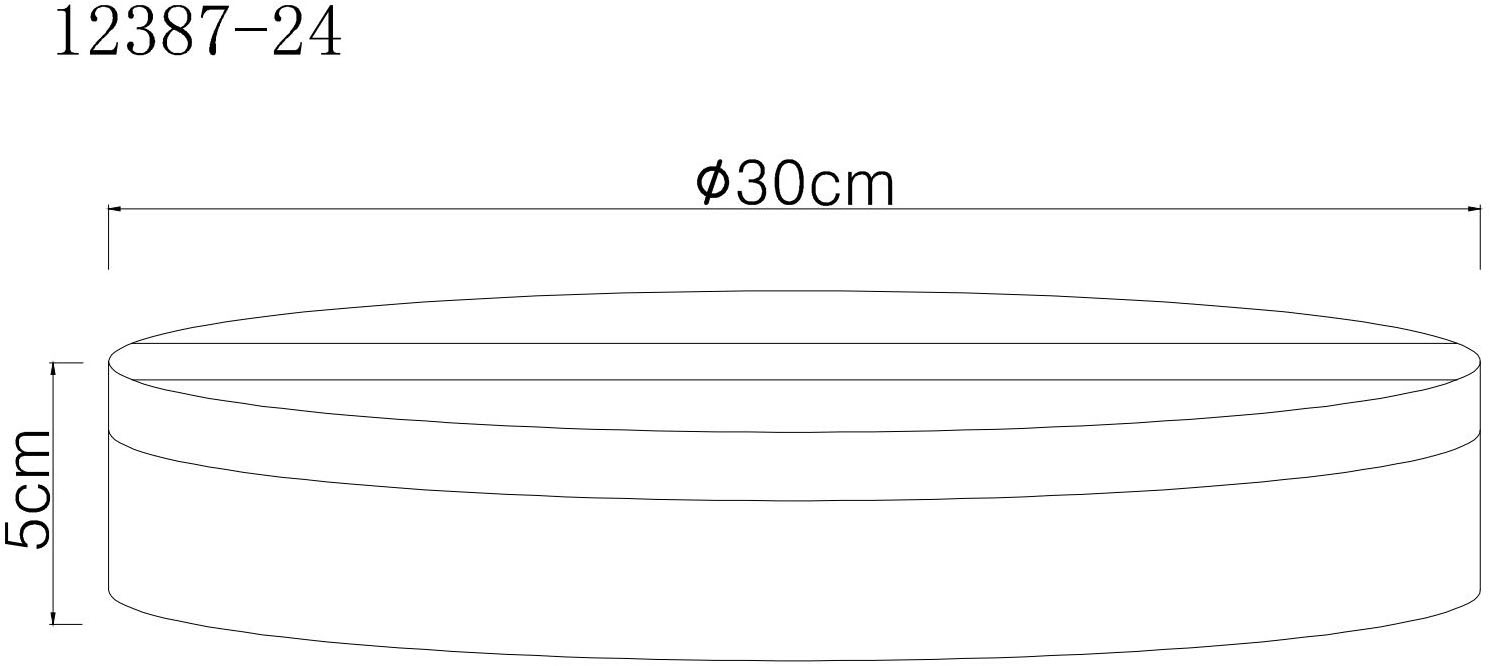GLOBO LIGHTING Deckenleuchte »MATTHEW« LED-Modul 1 Stk. warmweiß - kaltweiß Deckenlampe schwarz Kunststoff weiß matt CCT 3000/4000/6500K