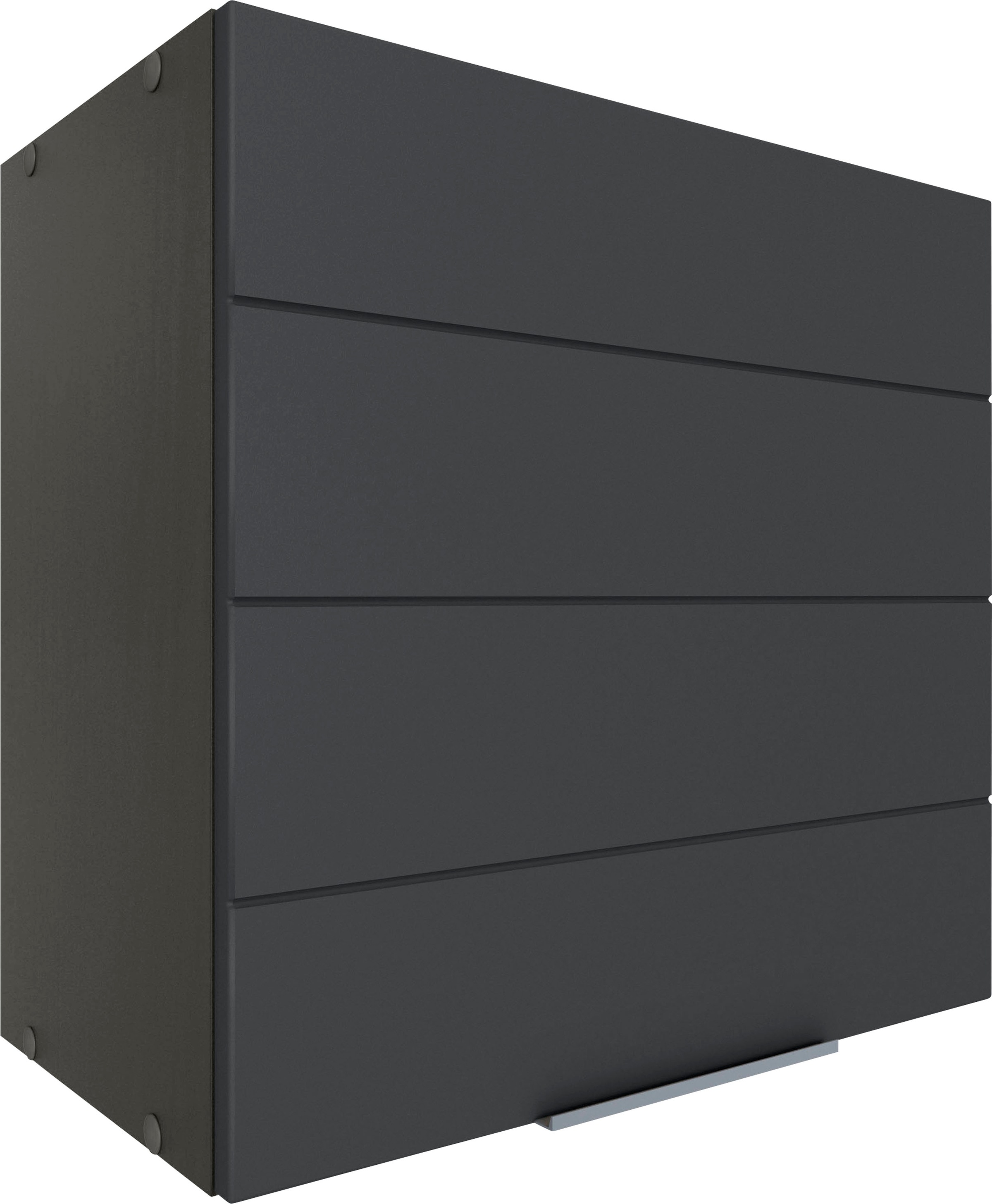 KOCHSTATION Hängeschrank »KS-Luhe«, 60 cm breit, hochwertige MDF-Fronten mit waagerechter Lisene