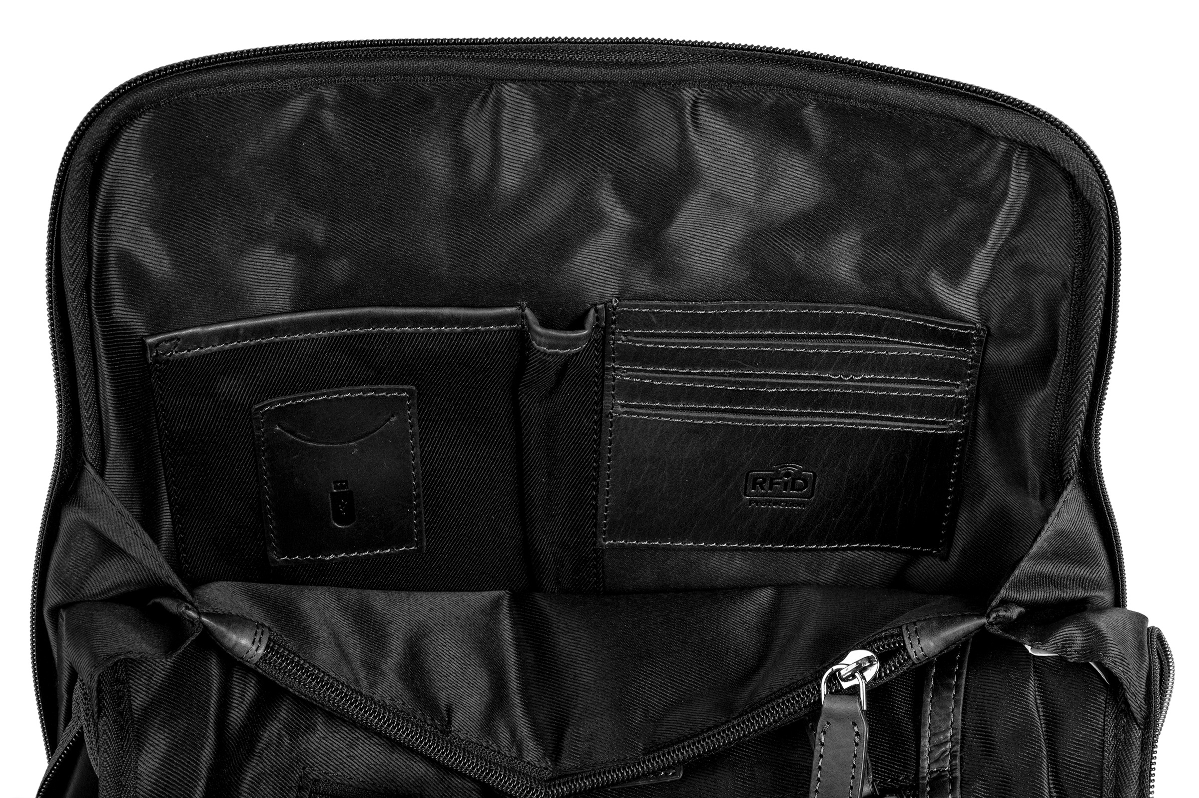 X-Zone Cityrucksack, echt Leder