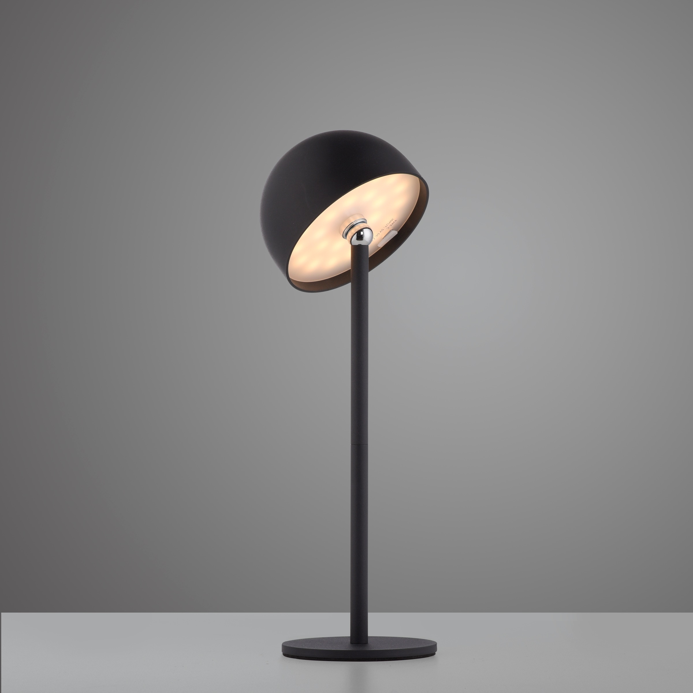 my home Tischleuchte »Akku Tischleuchte Hesper Indoor Outdoor, magnetischer Flaschenaufsatz«, 1 flammig, Leuchtmittel LED-Board | LED fest integriert, Pilzlampe Flaschenaufsatz, Regulierung der Lichtstärke, Pilz, Lampe