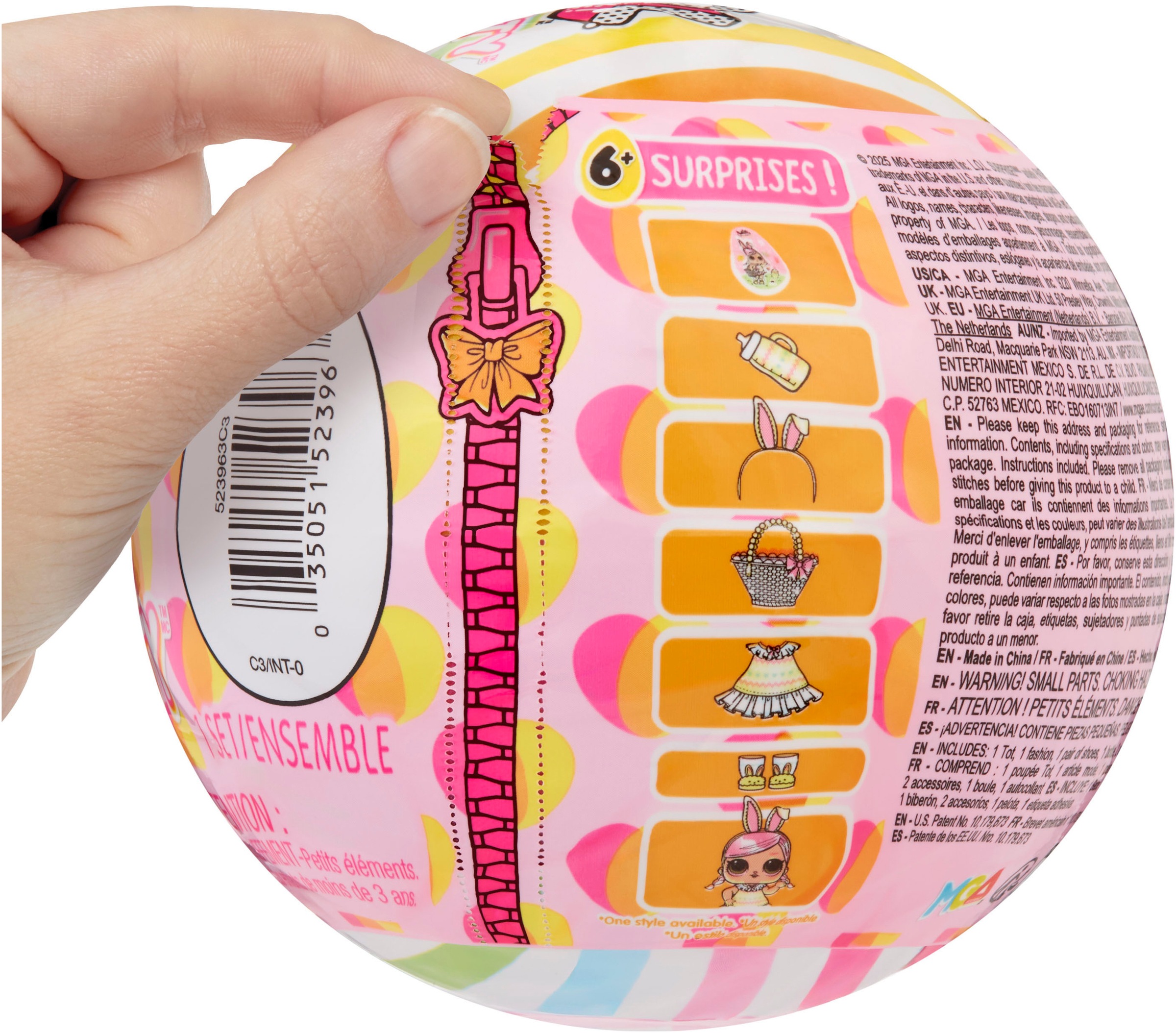 L.O.L. SURPRISE! Anziehpuppe »L.O.L. Surprise Pastel Party Tots - Hops«, sortierte Lieferung