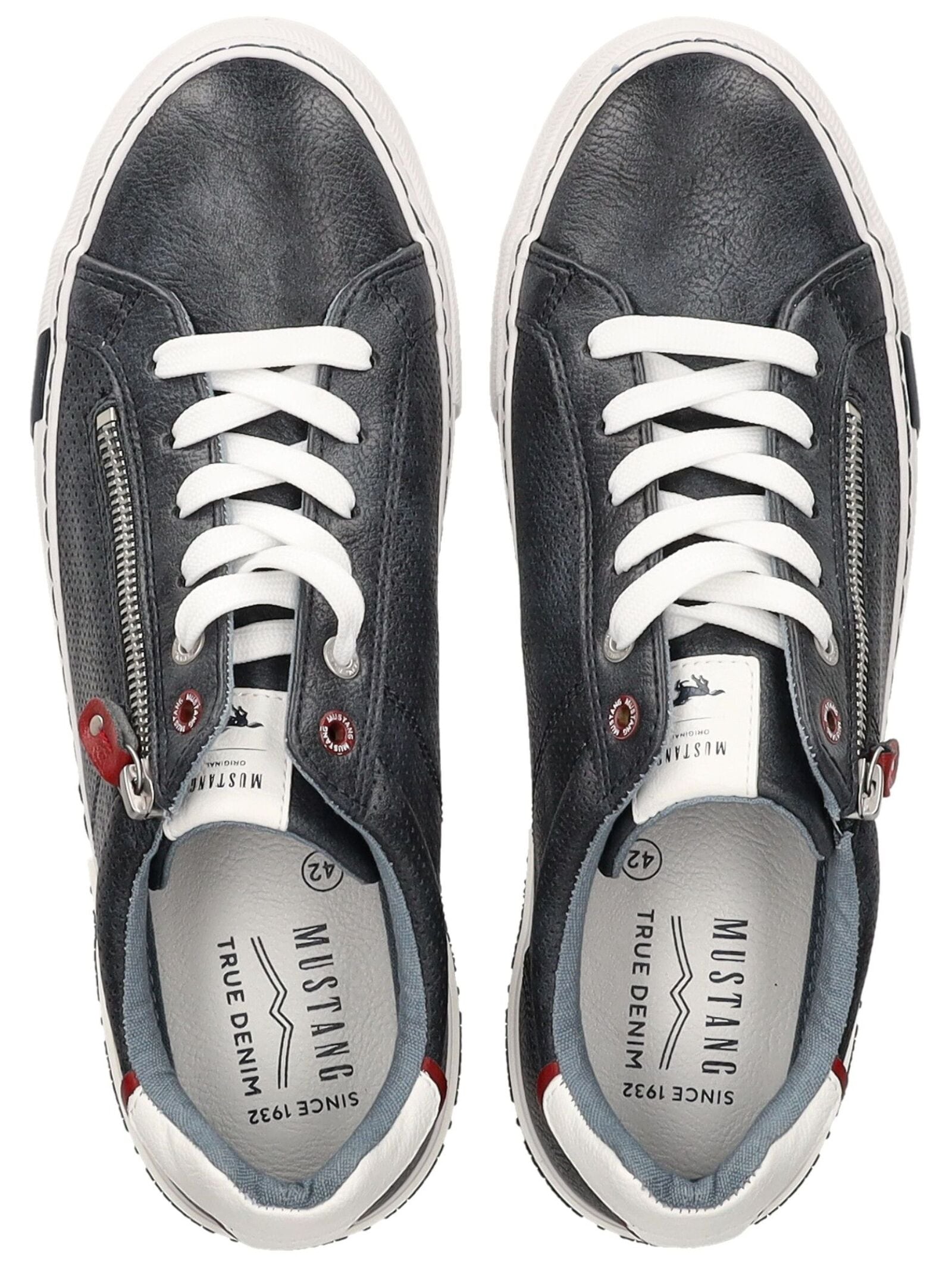 Mustang Shoes Schnürschuh »Mustang Shoes Halbschuhe Lederimitat«