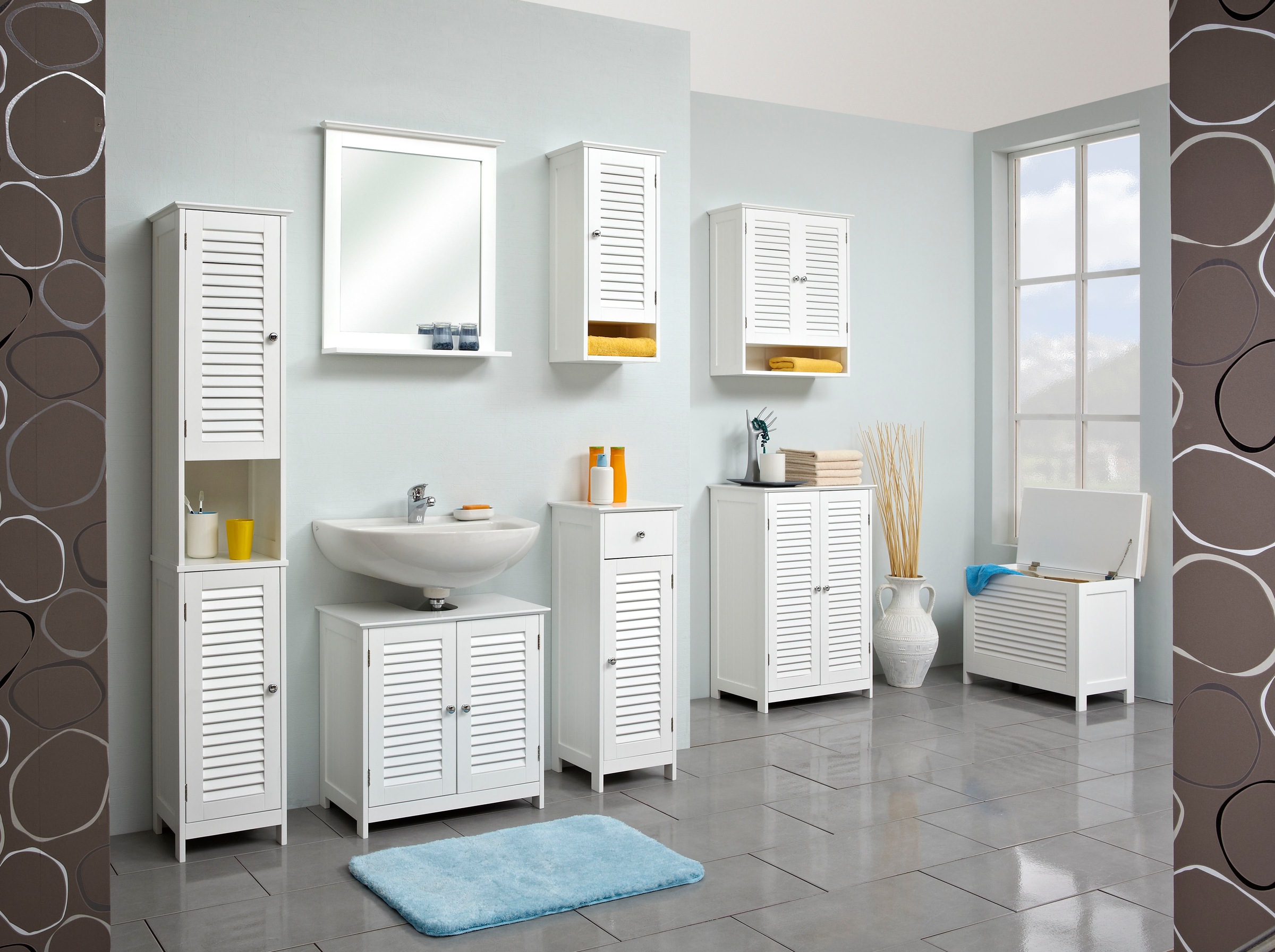 Saphir Badmöbel-Set »Quickset 928 5-teilig, Waschbeckenunterschrank mit Spi günstig online kaufen