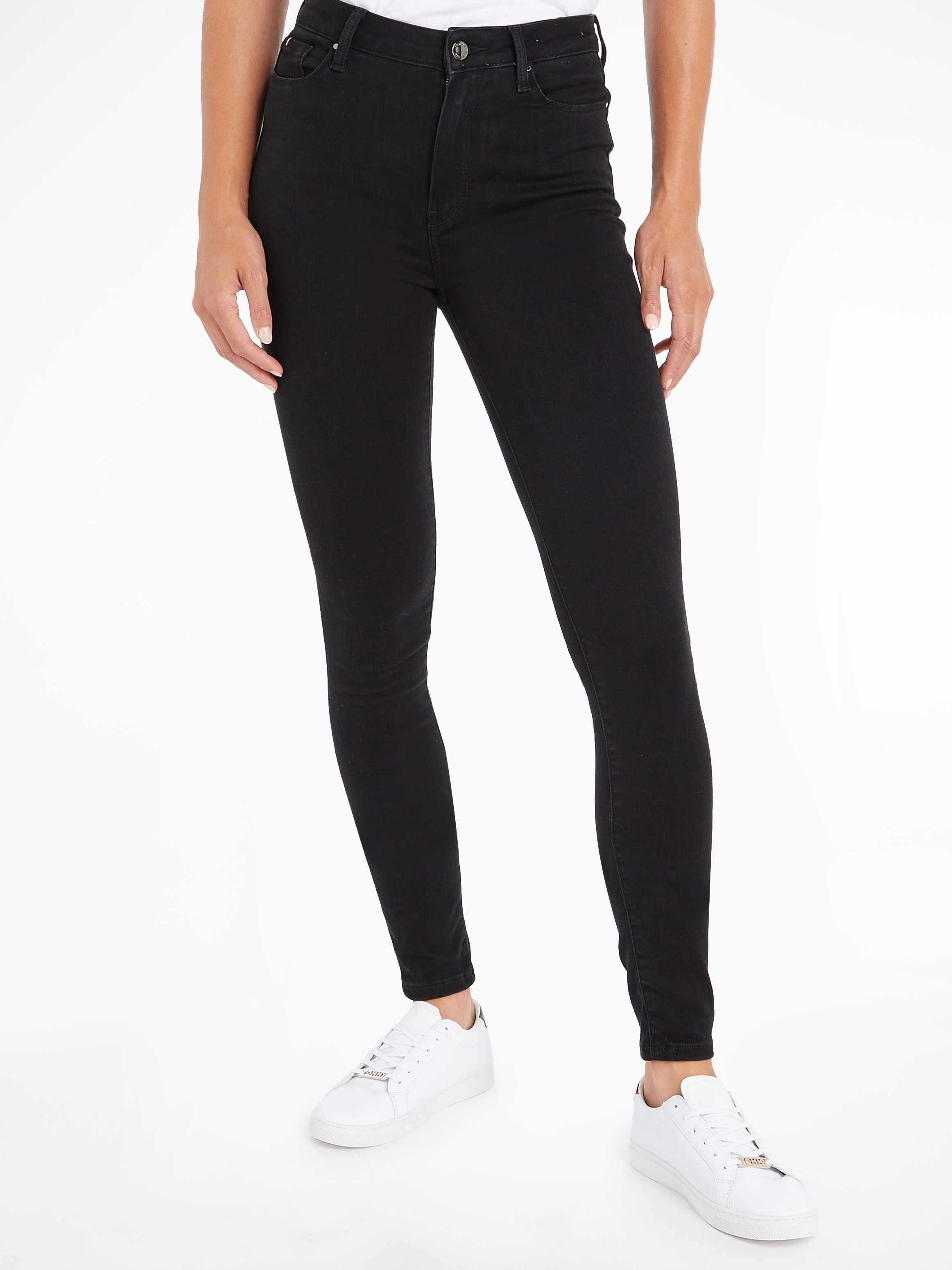 Tommy Hilfiger Skinny-fit-Jeans »Jeans TH FLEX HARLEM U SKINNY«, mti Tommy Hilfiger Logo-Badge
