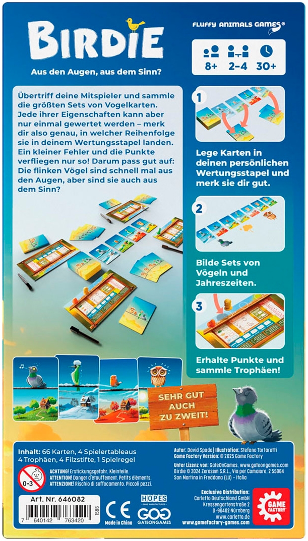 Game Factory Spiel »Birdie«