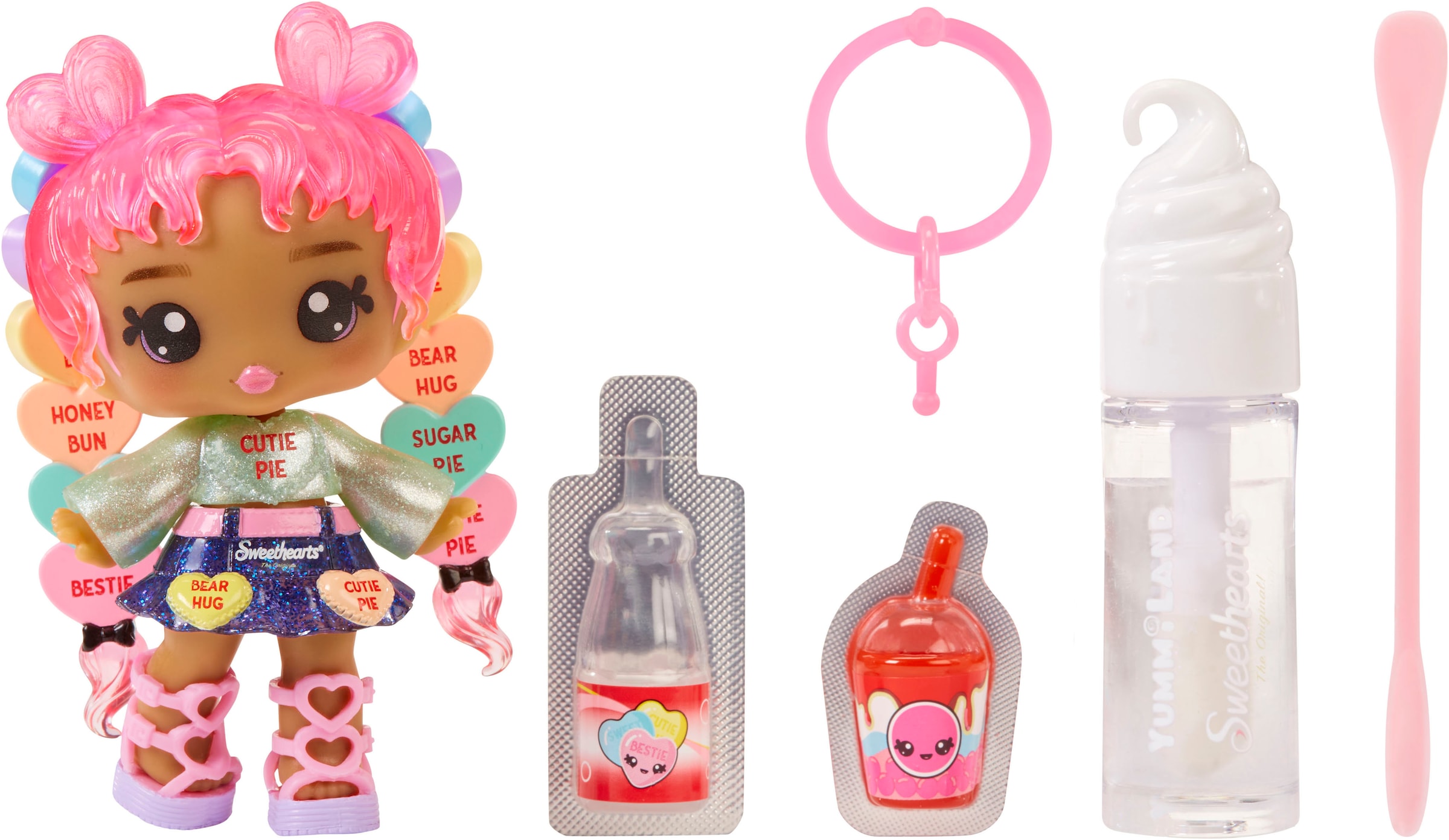 YUMMILAND Minipuppe »Yummiland Sweet Lip Gloss-Lily Hearts« inklusive Schlü günstig online kaufen