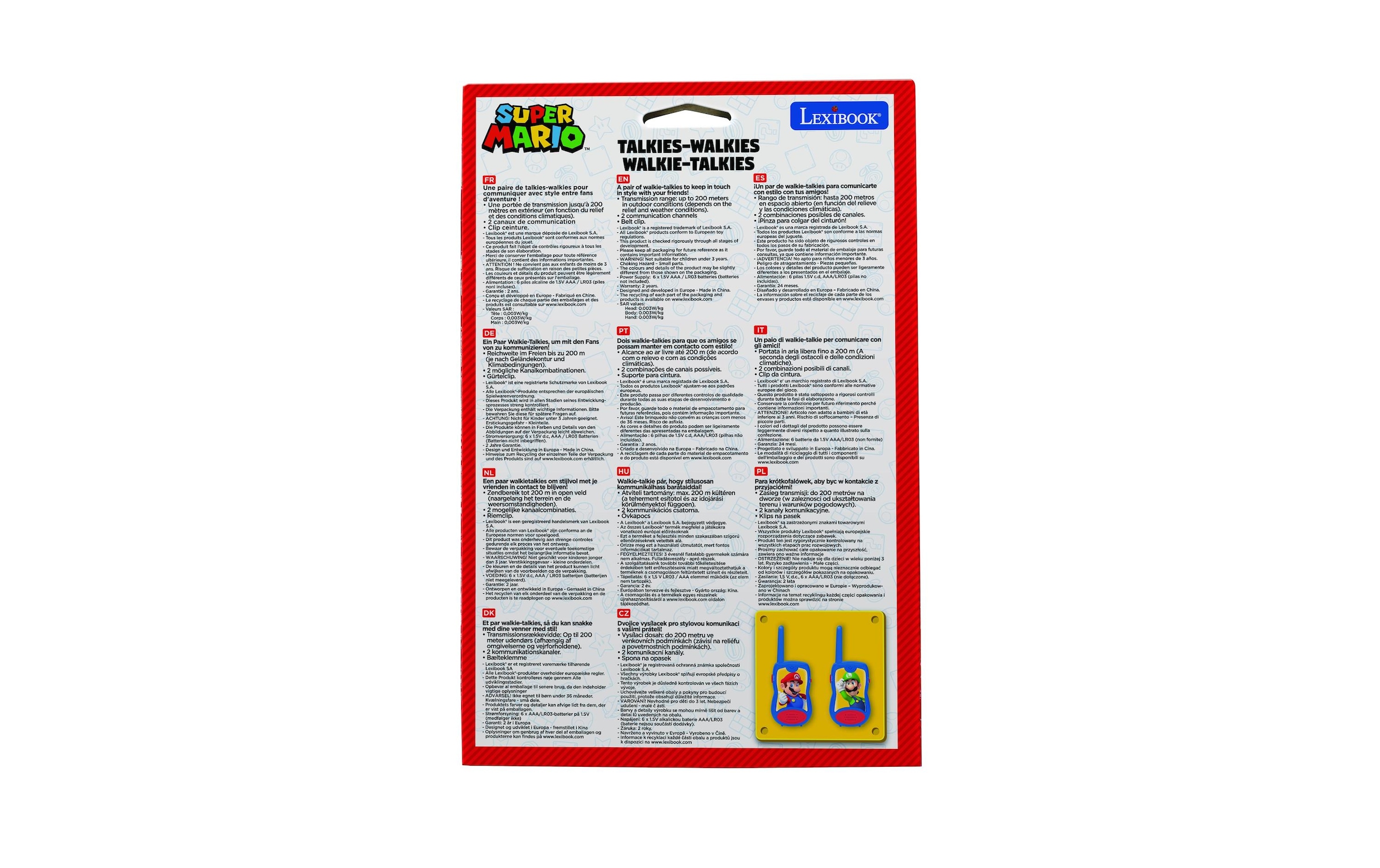Lexibook® Walkie Talkie »Super Mario 120 m«