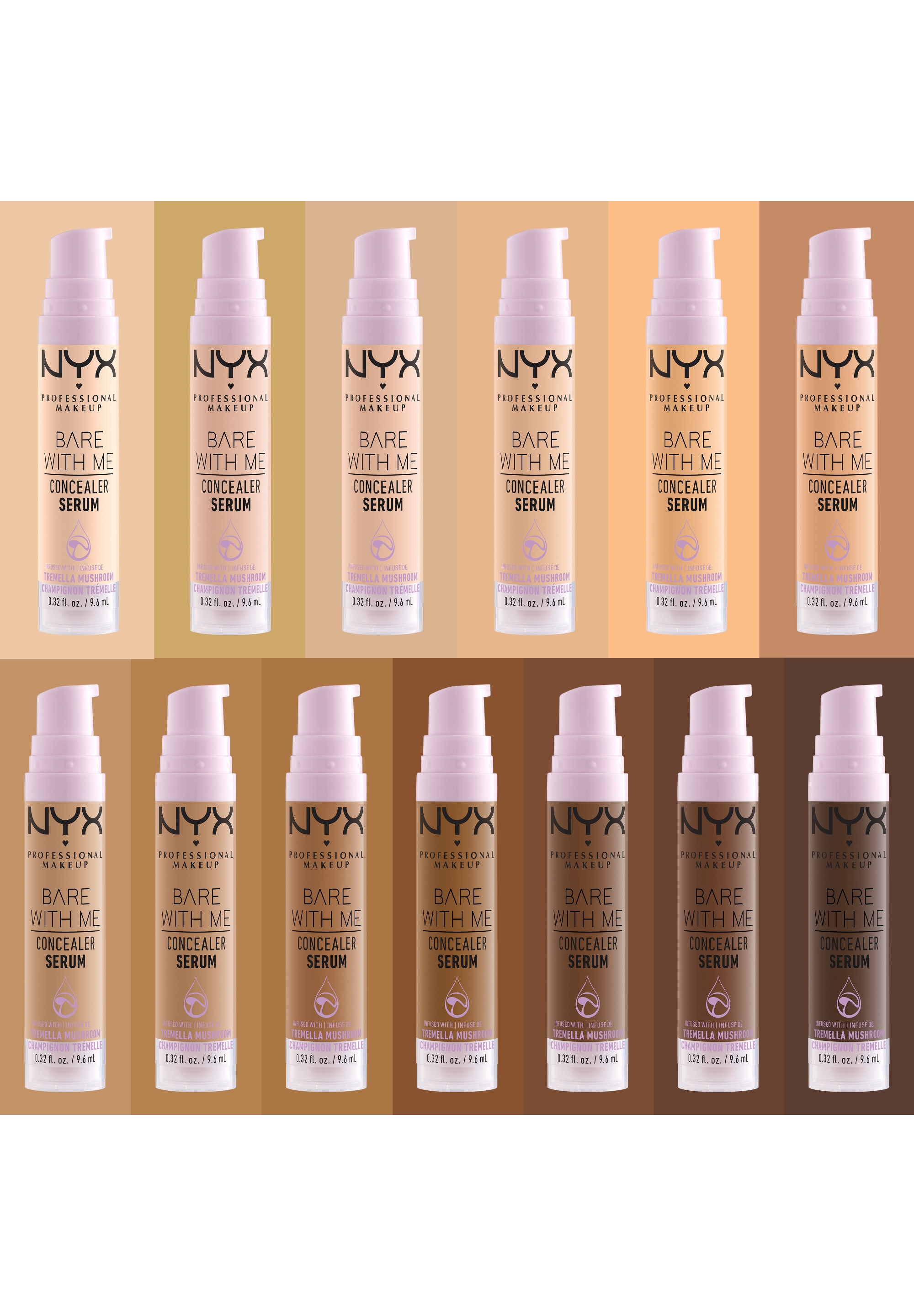 NYX Concealer »Bare With Me Concealer Serum« mittlere Deckkraft, kaschiert, rote oder entzündete Hautstellen