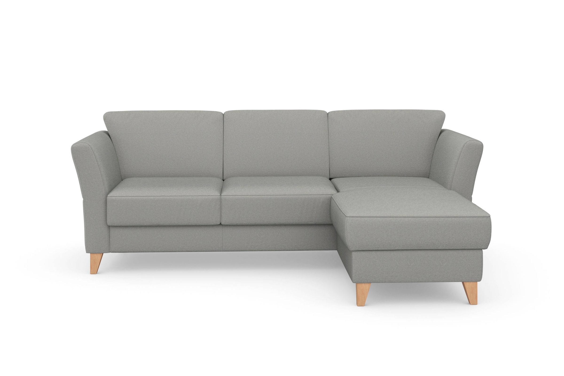 sit&more Ecksofa »Visby L-Form«, Wahlweise mit Bettfunktion und Bettkasten, günstig online kaufen