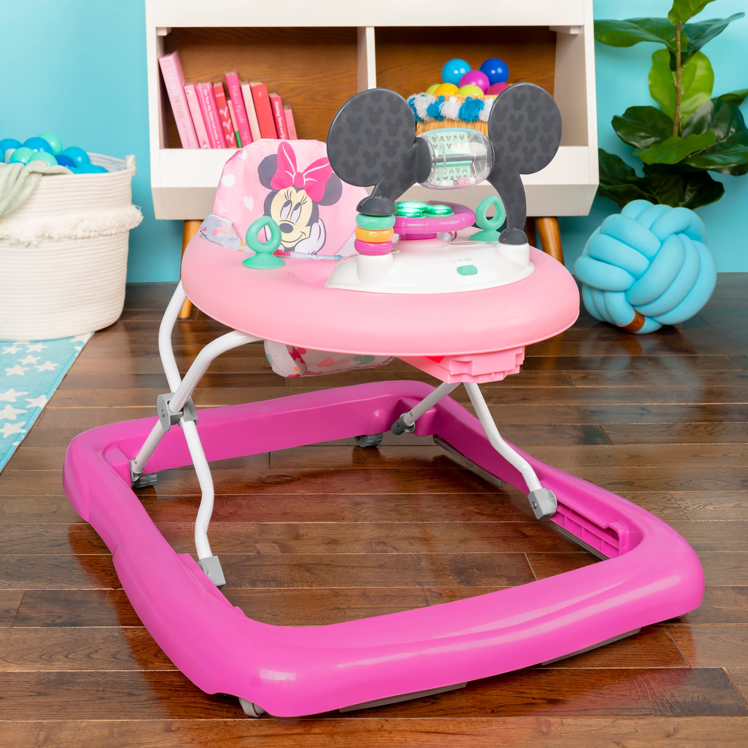 Bright Starts Lauflernhilfe »MINNIE MOUSE Tiny Trek™ Walker, Forever Besties™, 2-in-1 Walker«, mit Licht und Sound