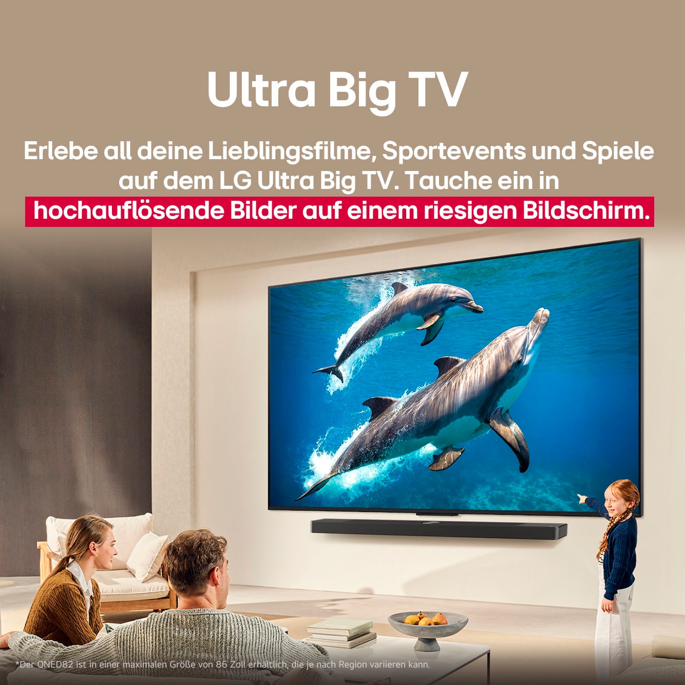 LG QNED-Fernseher »55QNED80A6A«, 4K Ultra HD, Smart-TV