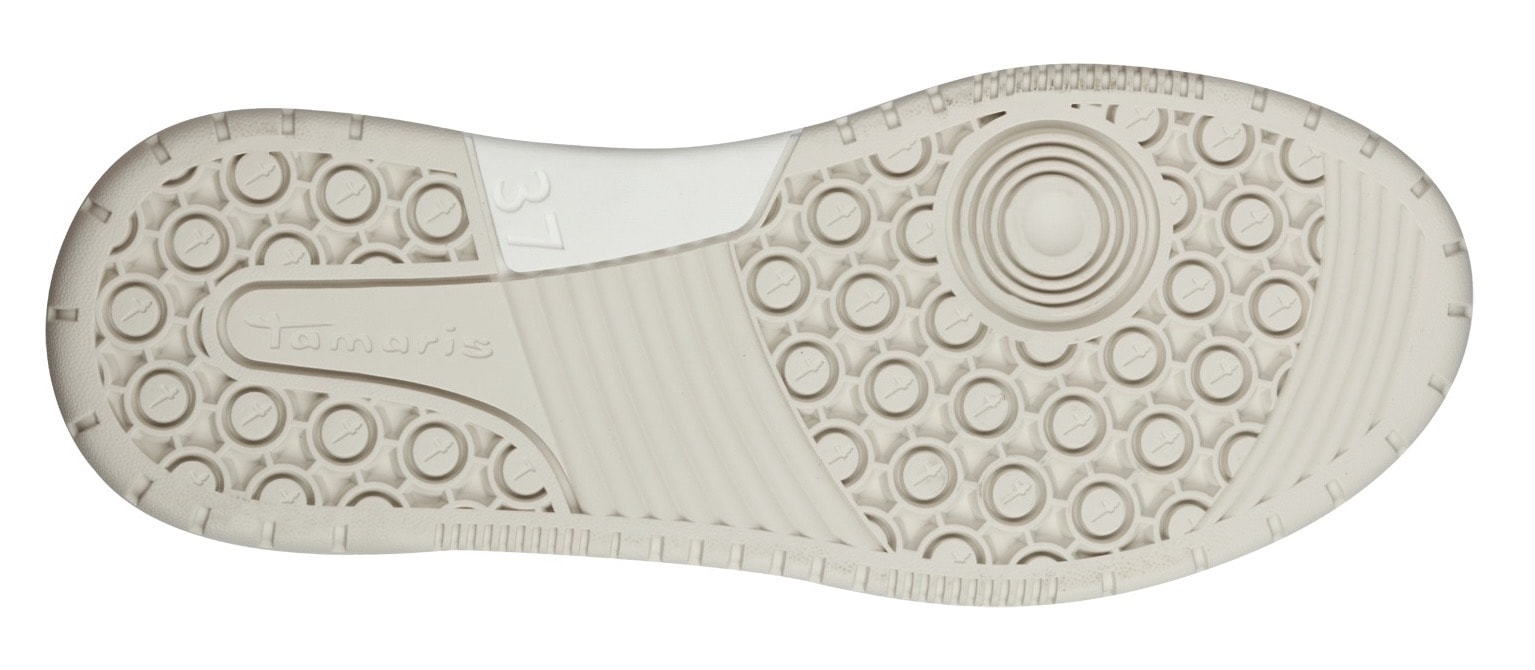 Tamaris Plateausneaker, Freizeitschuh, Halbschuh, Schnürschuh mit gepolstertem Schaftrand