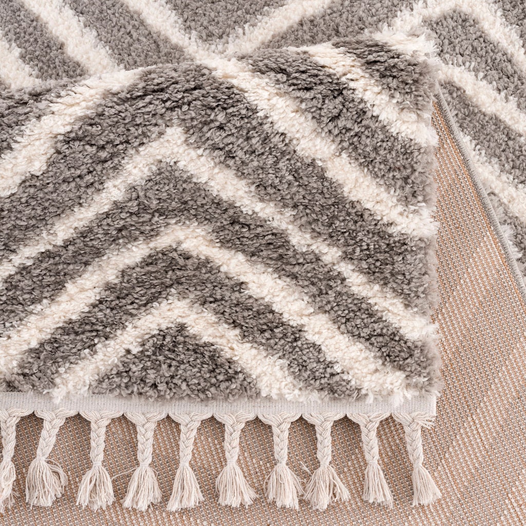 Carpet City Hochflor-Teppich »Pulpy 531«, rechteckig