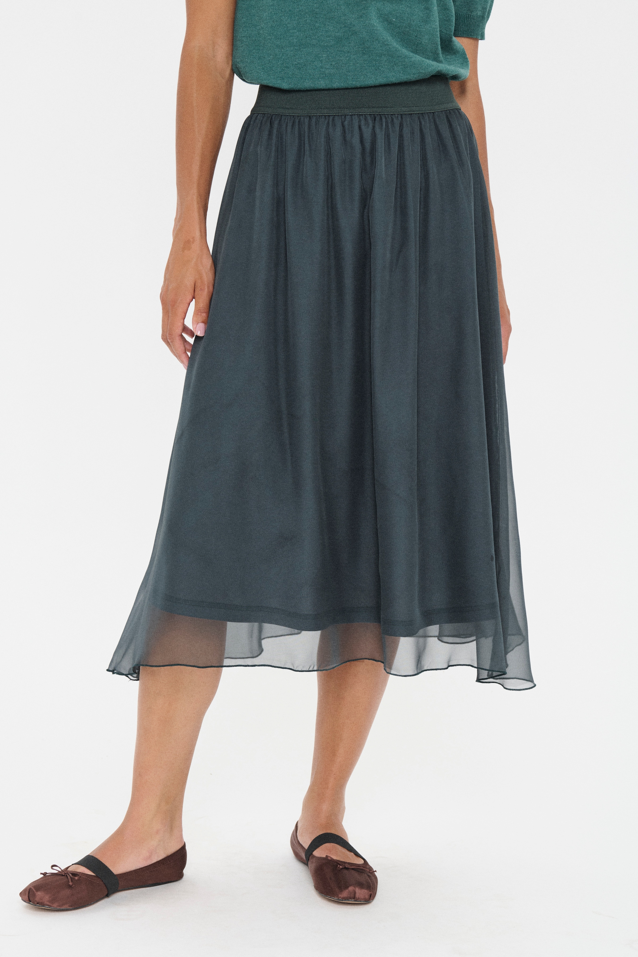 Saint Tropez Midirock »CoralSZ Skirt« aus Chiffon