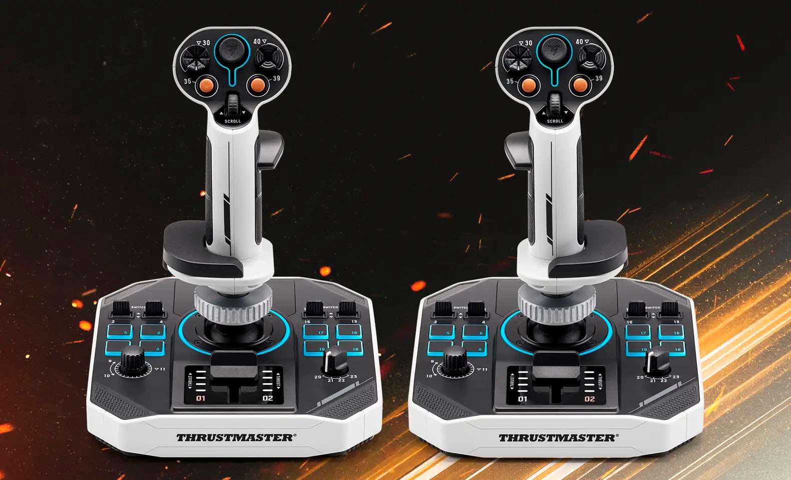 Thrustmaster Simulations-Controller »Sol-R 2 HOSAS Space Sim Duo«, (Packung)