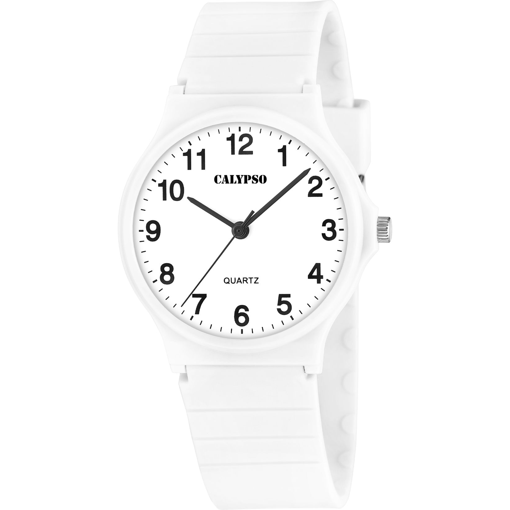 CALYPSO WATCHES Quarzuhr »Easy Time« Armbanduhr, Damenuhr, Silikonarmband, analog