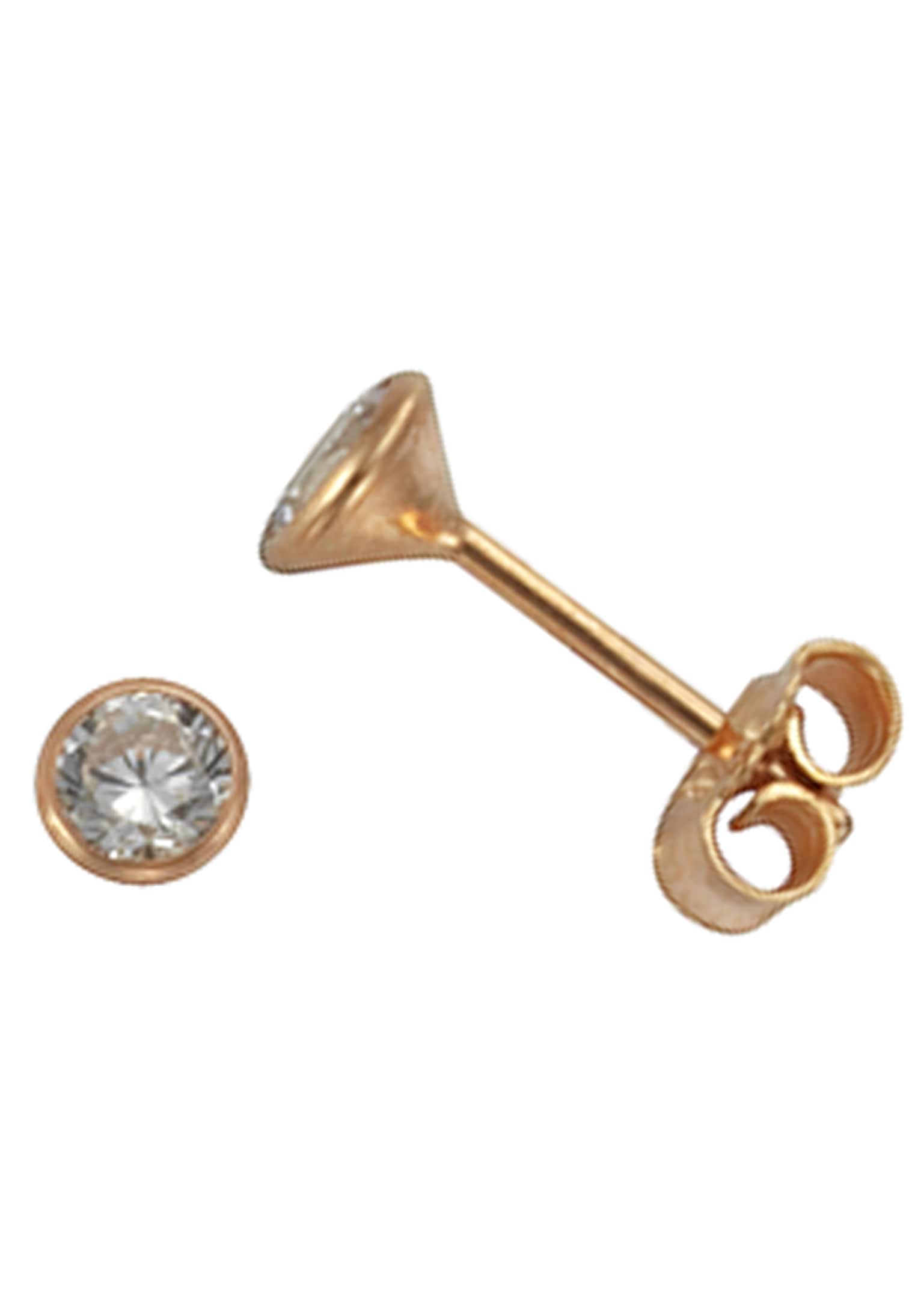 Firetti Paar Ohrstecker »Schmuck Geschenk Silber 925 Ohrschmuck Solitär«, mit Zirkonia (synth.)