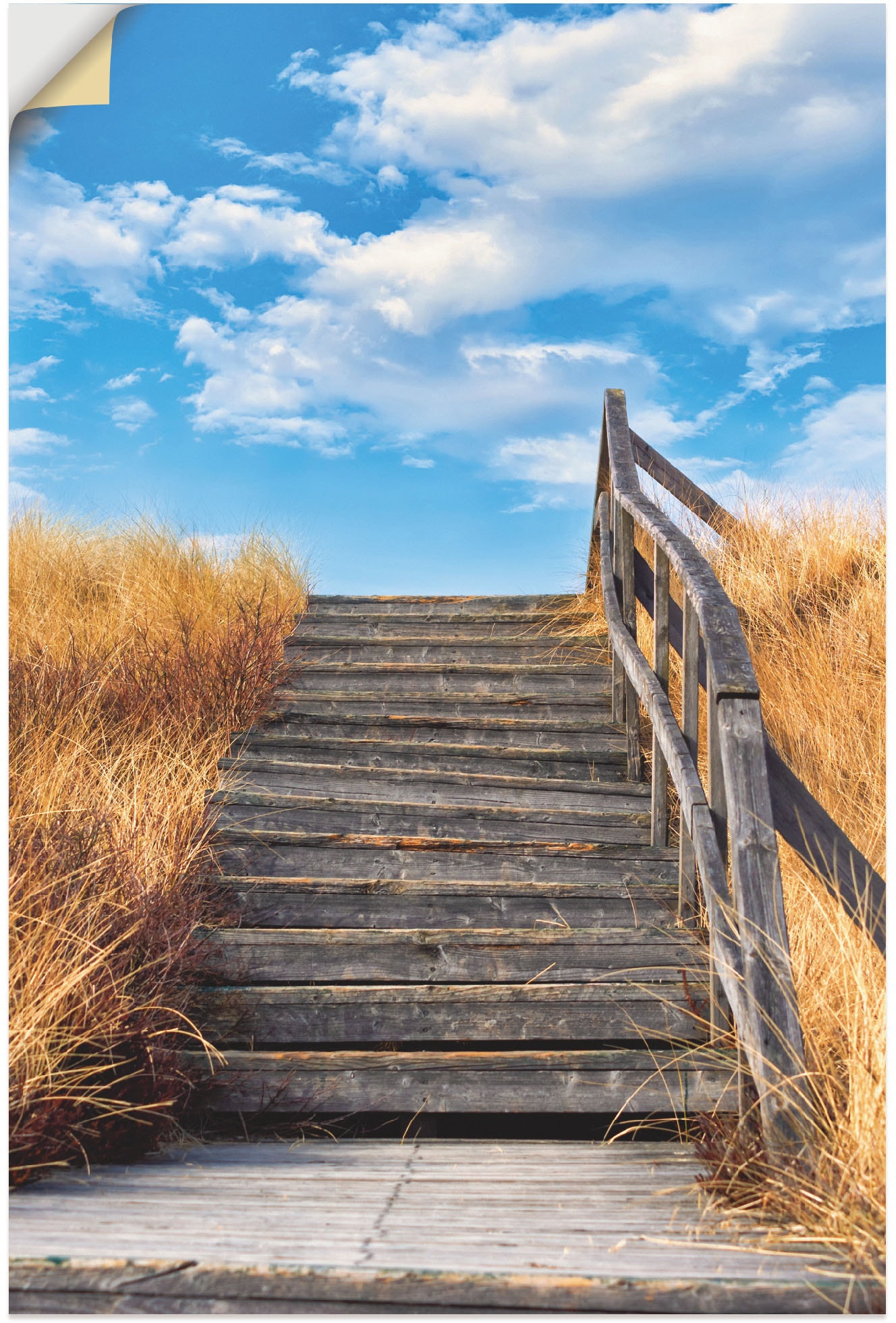 Artland Wandbild »Treppe Bohlenweg Insel Amrum«, Küstenbilder, (1 St.), als günstig online kaufen