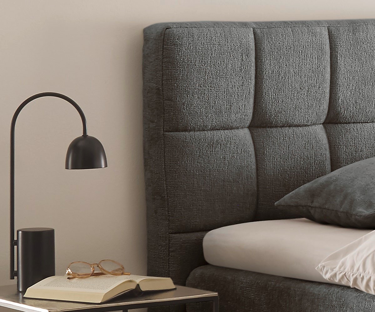 hapo Boxspringbett »Nizza erhältlich in den Breiten 100, 160, 180 & 200cm« in verschiedenen Matratzenqualitäten, Härtegraden und Farben verfügbar