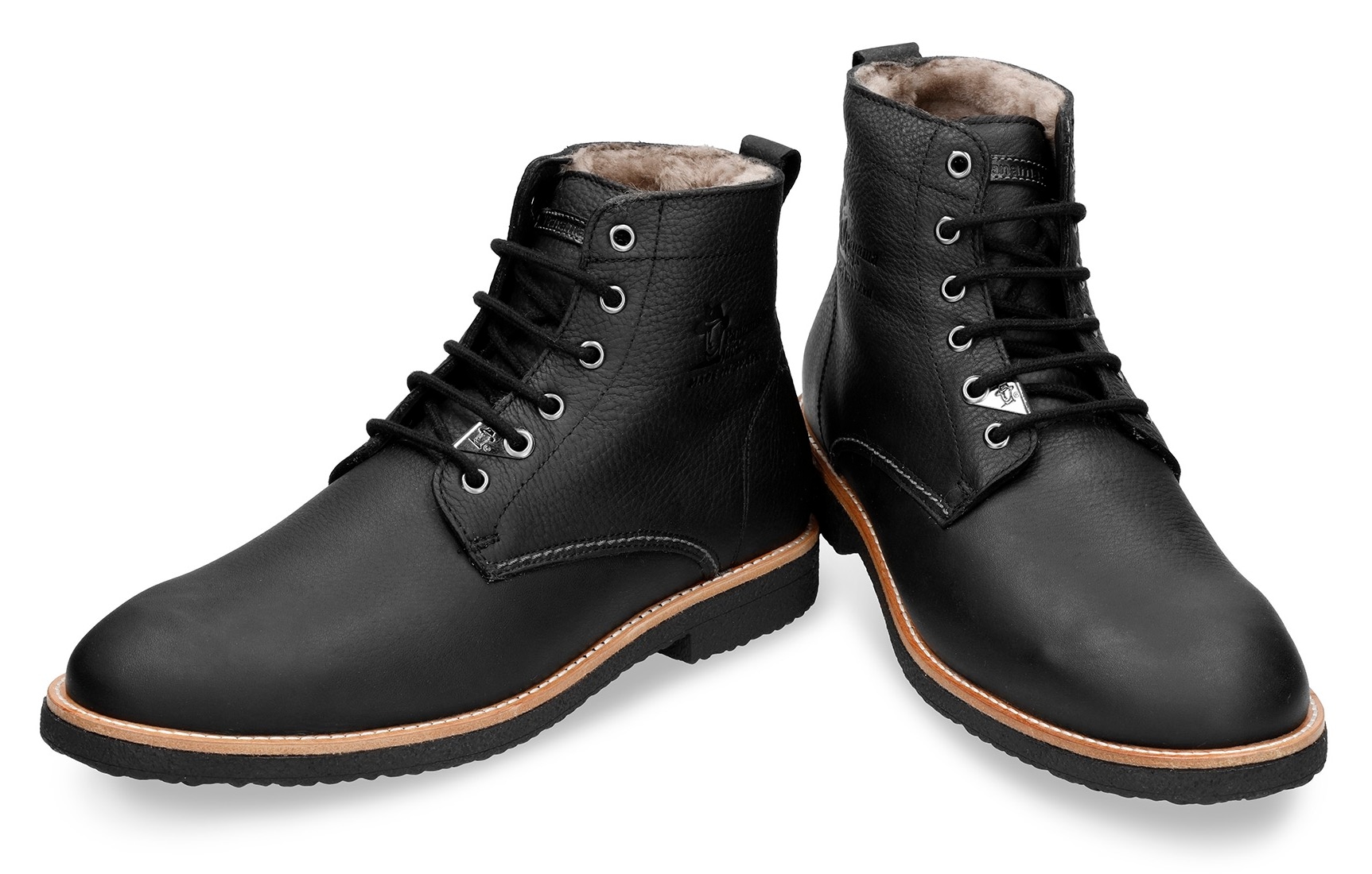 Panama Jack Winterboots, Winterstiefelette, Schnürboots, Outdoorschuh mit Kontrast-Rahmennaht