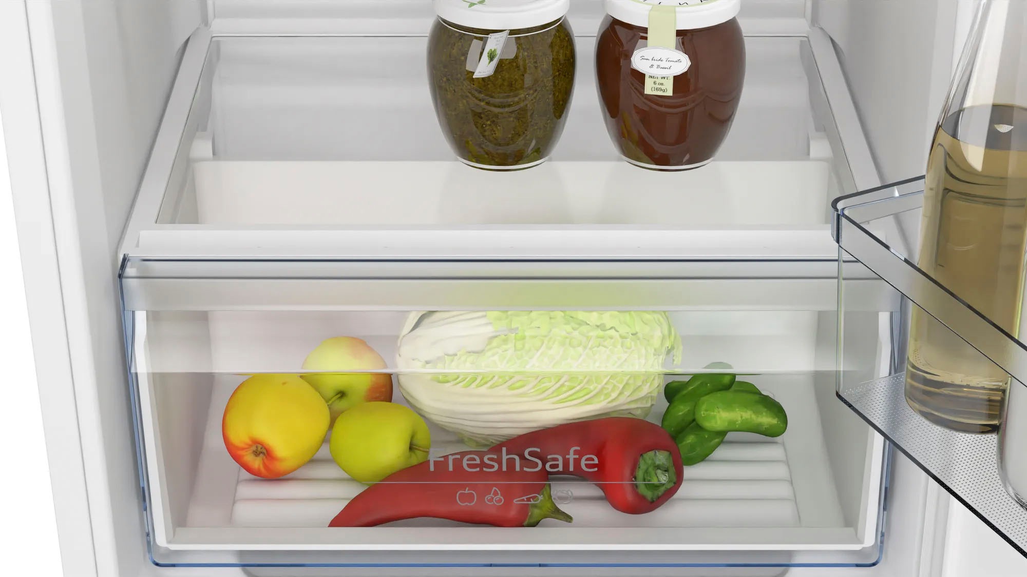 NEFF Einbaukühlschrank N 30 »KI2321SE0«, Fresh Safe: Schublade für flexible Lagerung von Obst & Gemüse