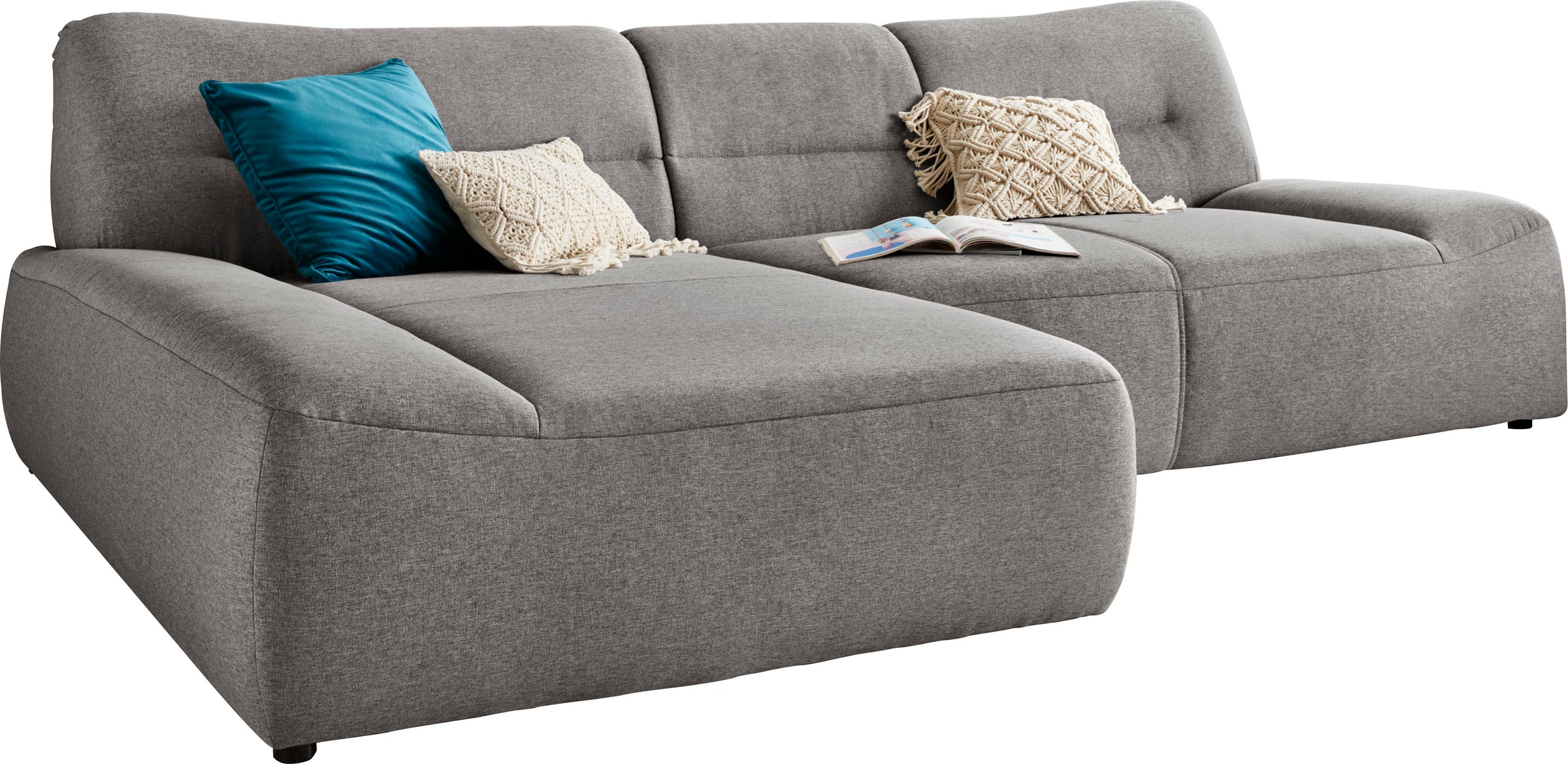 DOMO collection Ecksofa »Cesena moderne Polsterecke mit flachen Armlehnen, günstig online kaufen