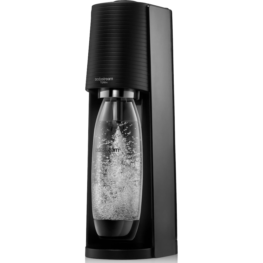 SodaStream Wassersprudler »TERRA Vorteilspack«, &CO2-Zylinder,1L Kunststoff-Flasche&0,5L Kunststoff-Flasche
