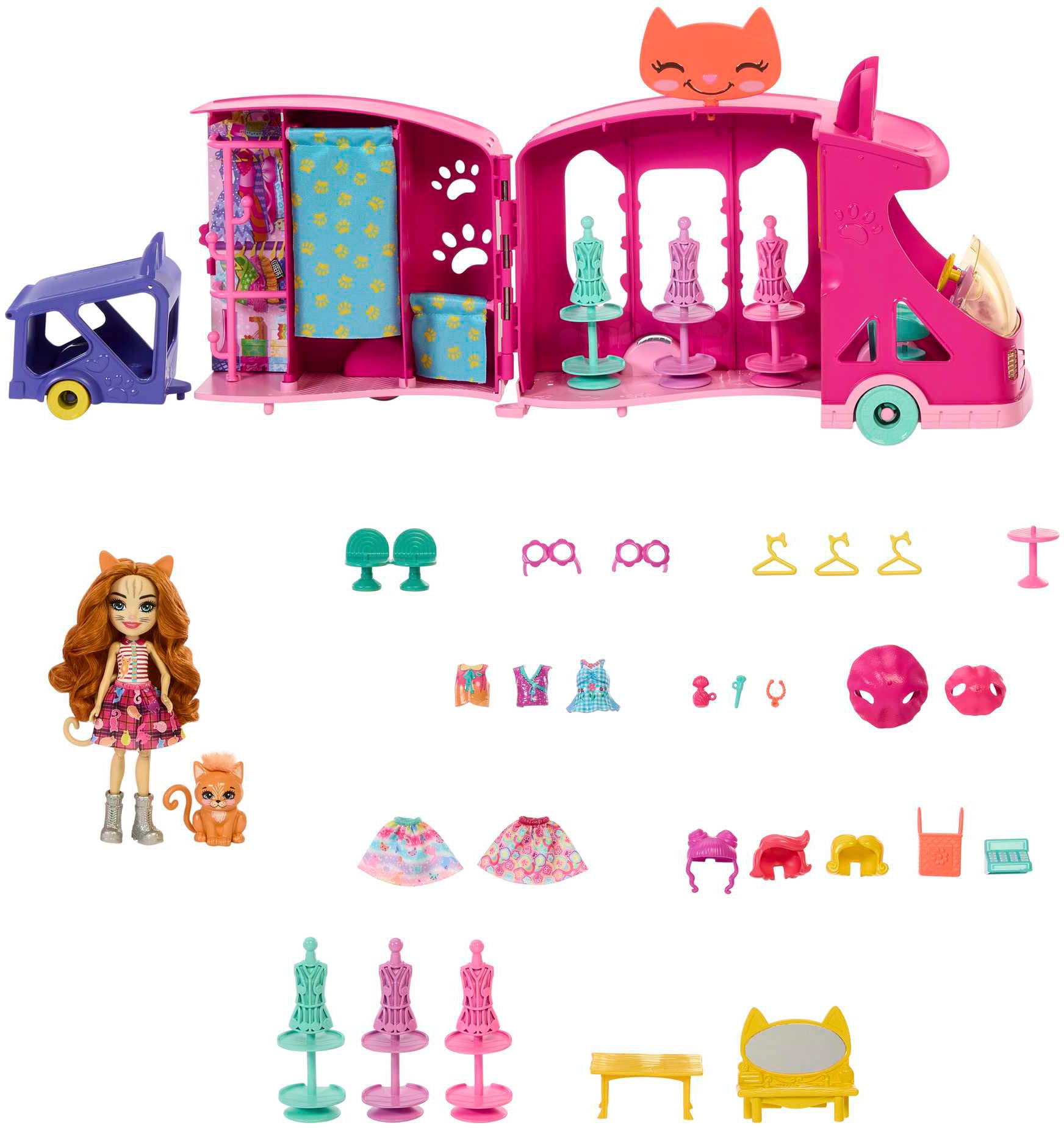 Enchantimals Puppen Fahrzeug »Enchantimals Glam Party, Modewagen«