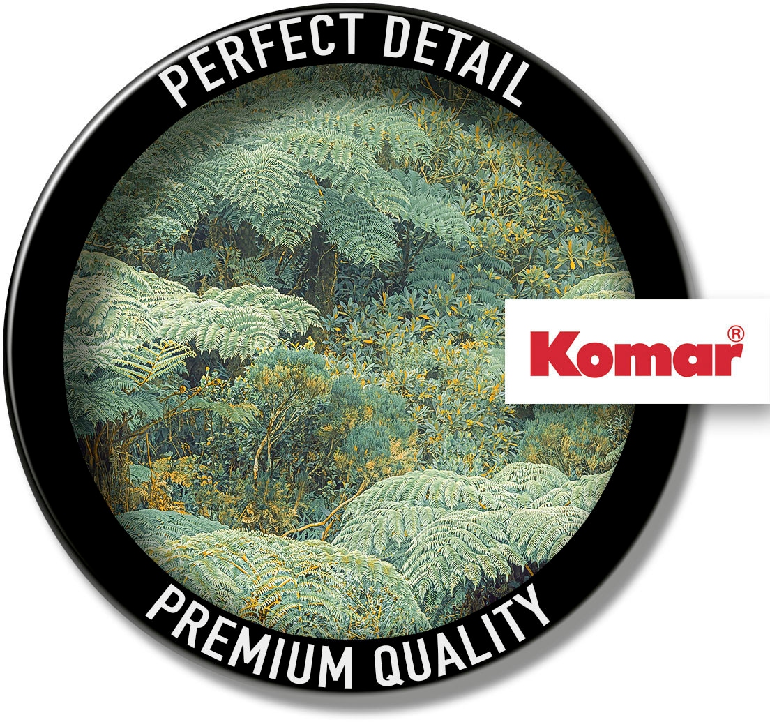 Komar Fototapete »Digitaldruck Vlies - Jungle Lands - Größe 400 x 250 cm«, bedruckt, Wohnzimmer, Schlafzimmer