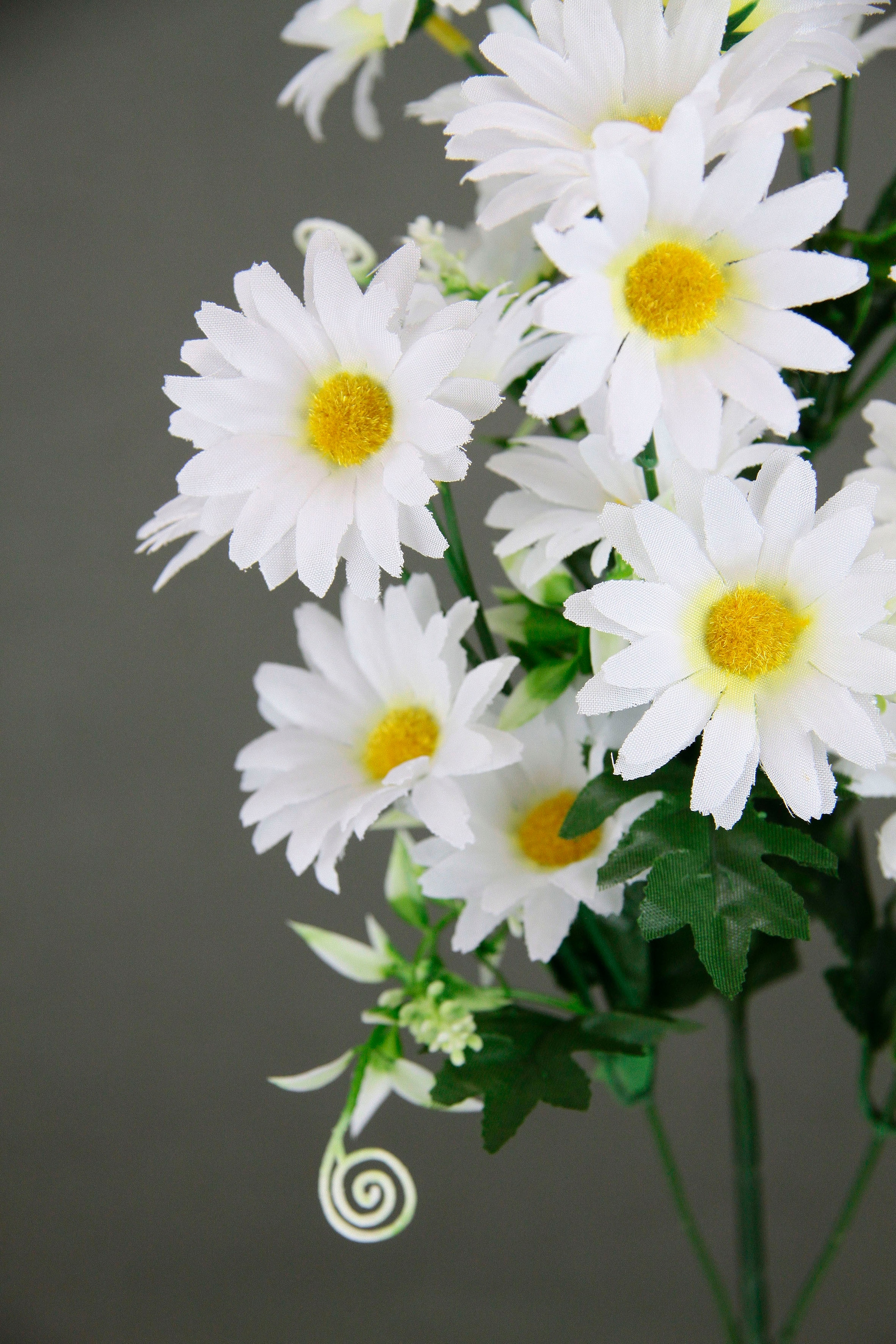 I.GE.A. Kunstblume »Margeritenzweig«, 5er Set Narzisse künstliche Blume Ostern Seidenblume Frühjahrsdeko