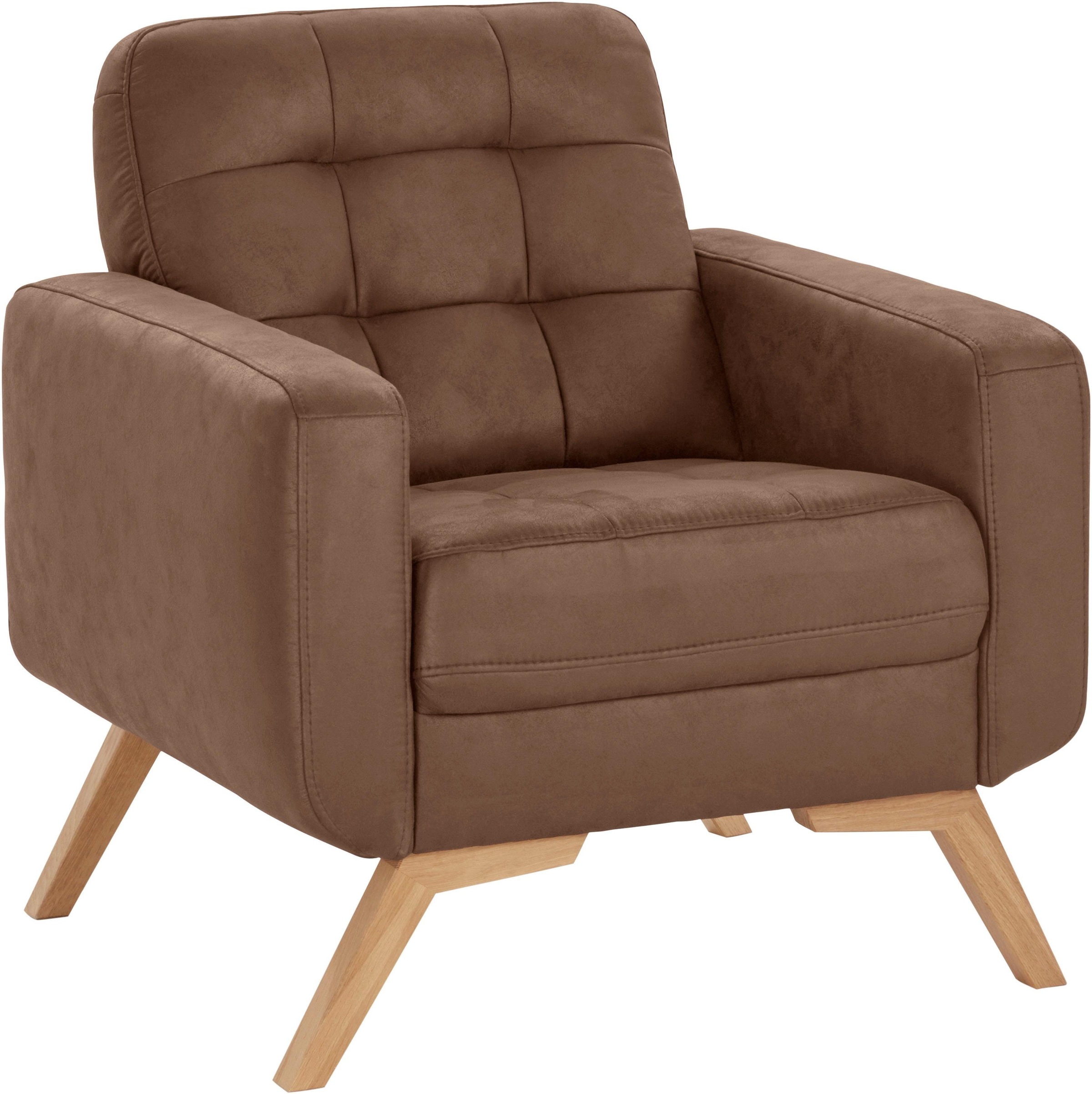exxpo - sofa fashion Sessel »Fiord, Loungesessel«, aktuelles Design, tolle Detailverarbeitung im Sitz und Rücken