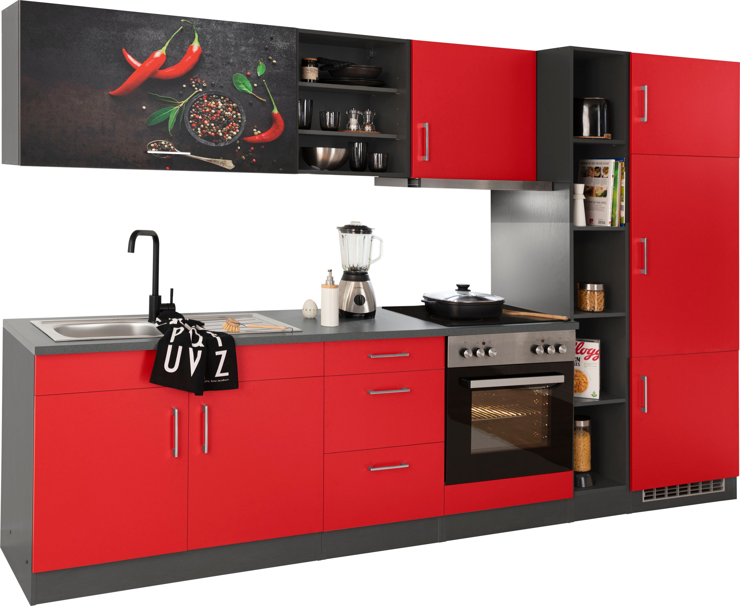 KOCHSTATION Küchenzeile »KS-Paris – Küchen mit einzigartigen Fotomotiven au günstig online kaufen