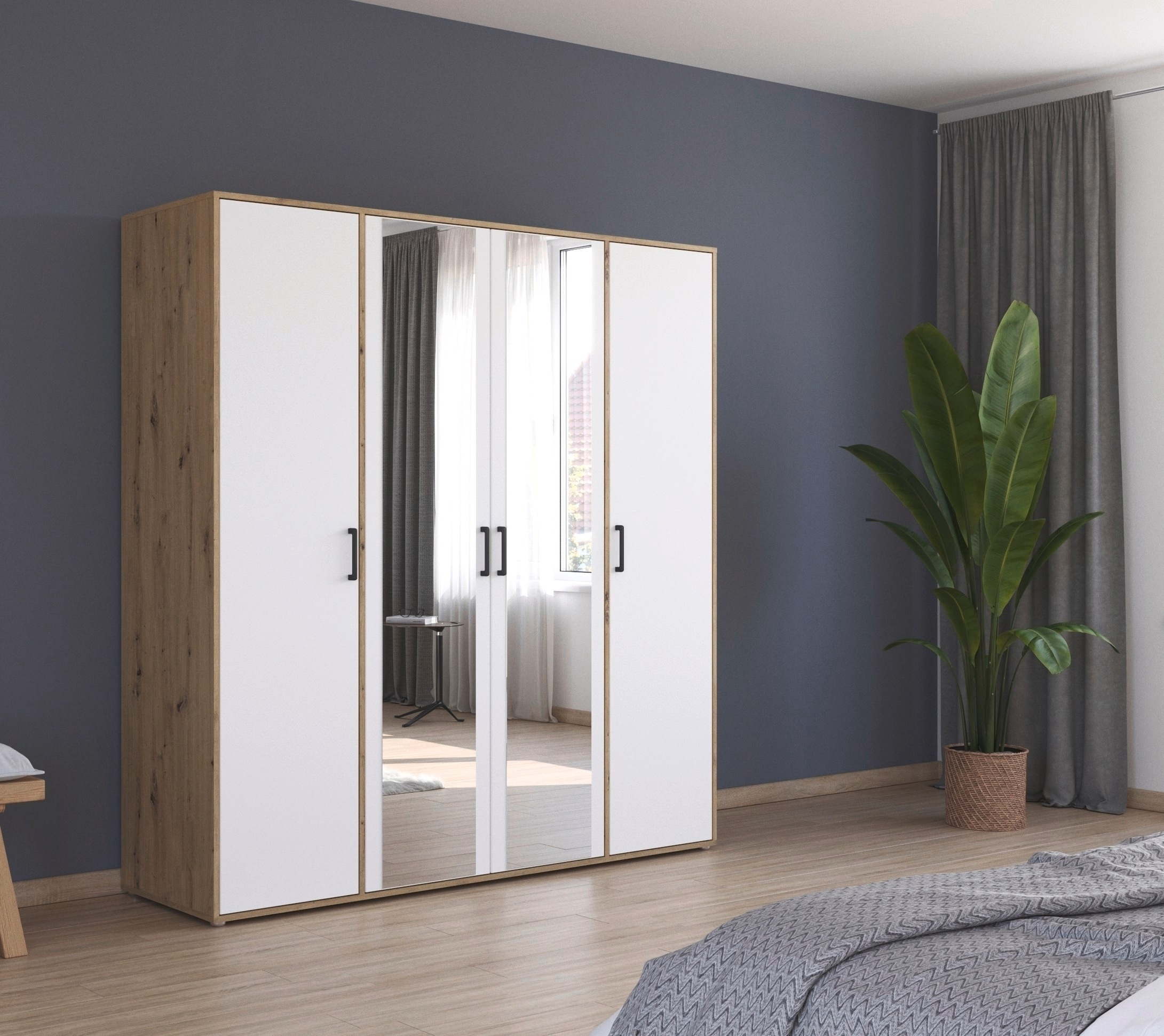 rauch Drehtürenschrank »Kleiderschrank Schrank Garderobe Wäscheschrank VOYA günstig online kaufen