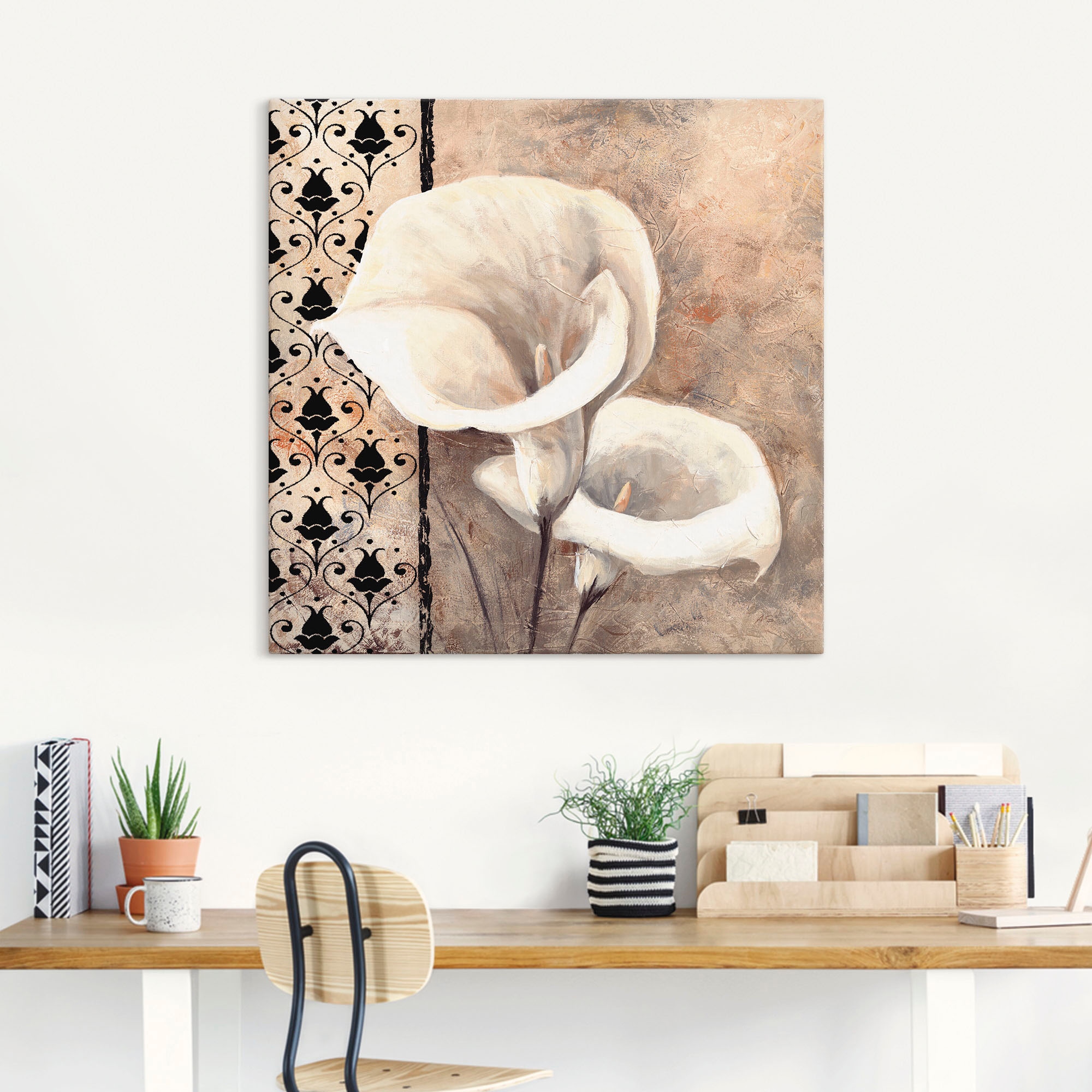 Artland Wandbild »Klassische Callas«, Blumenbilder, (1 St.), als Alubild, Outdoorbild, Leinwandbild, Poster in verschied. Größen