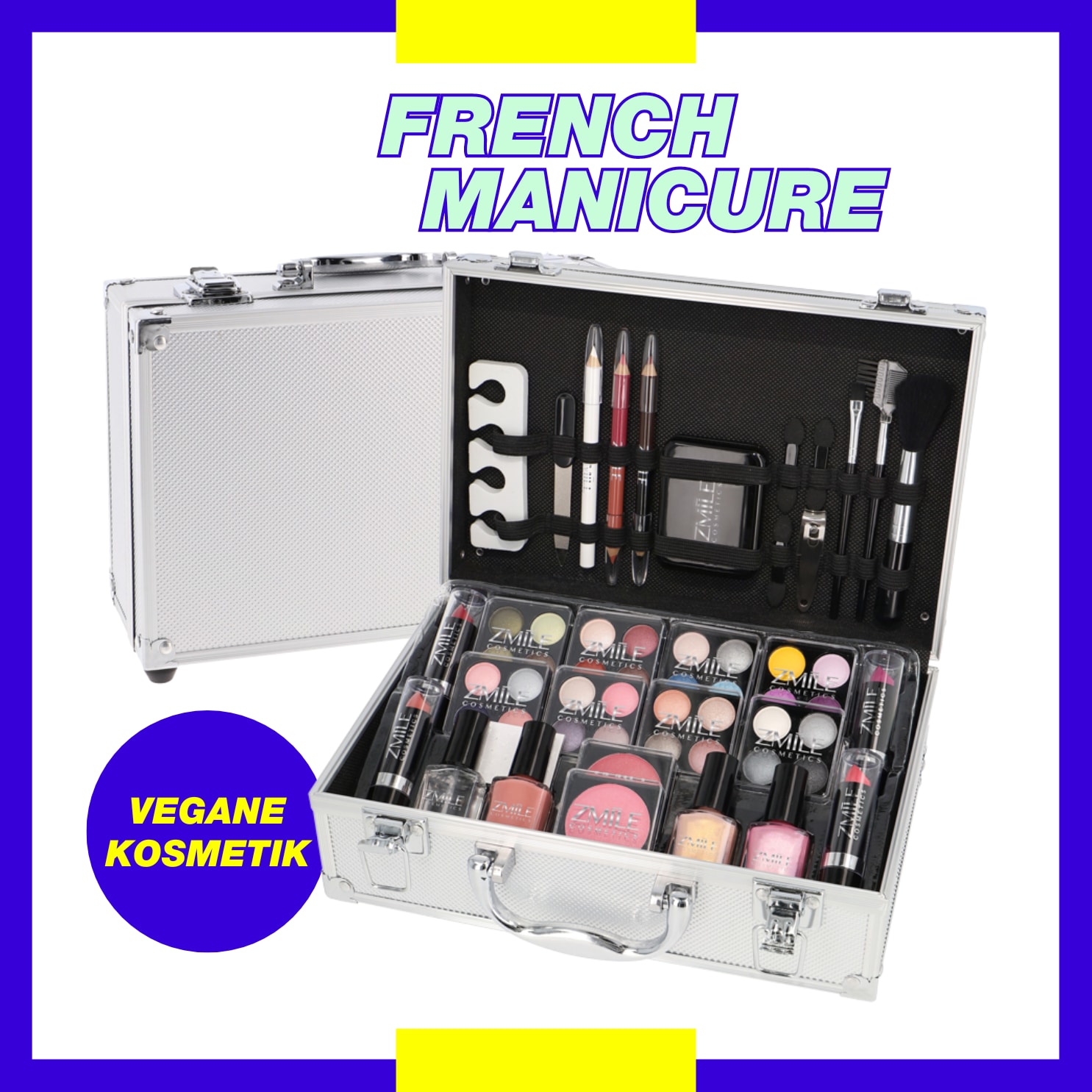 ZMILE COSMETICS Kosmetik-Koffer »French Manicure«, (Packung, 58 tlg.), mit günstig online kaufen