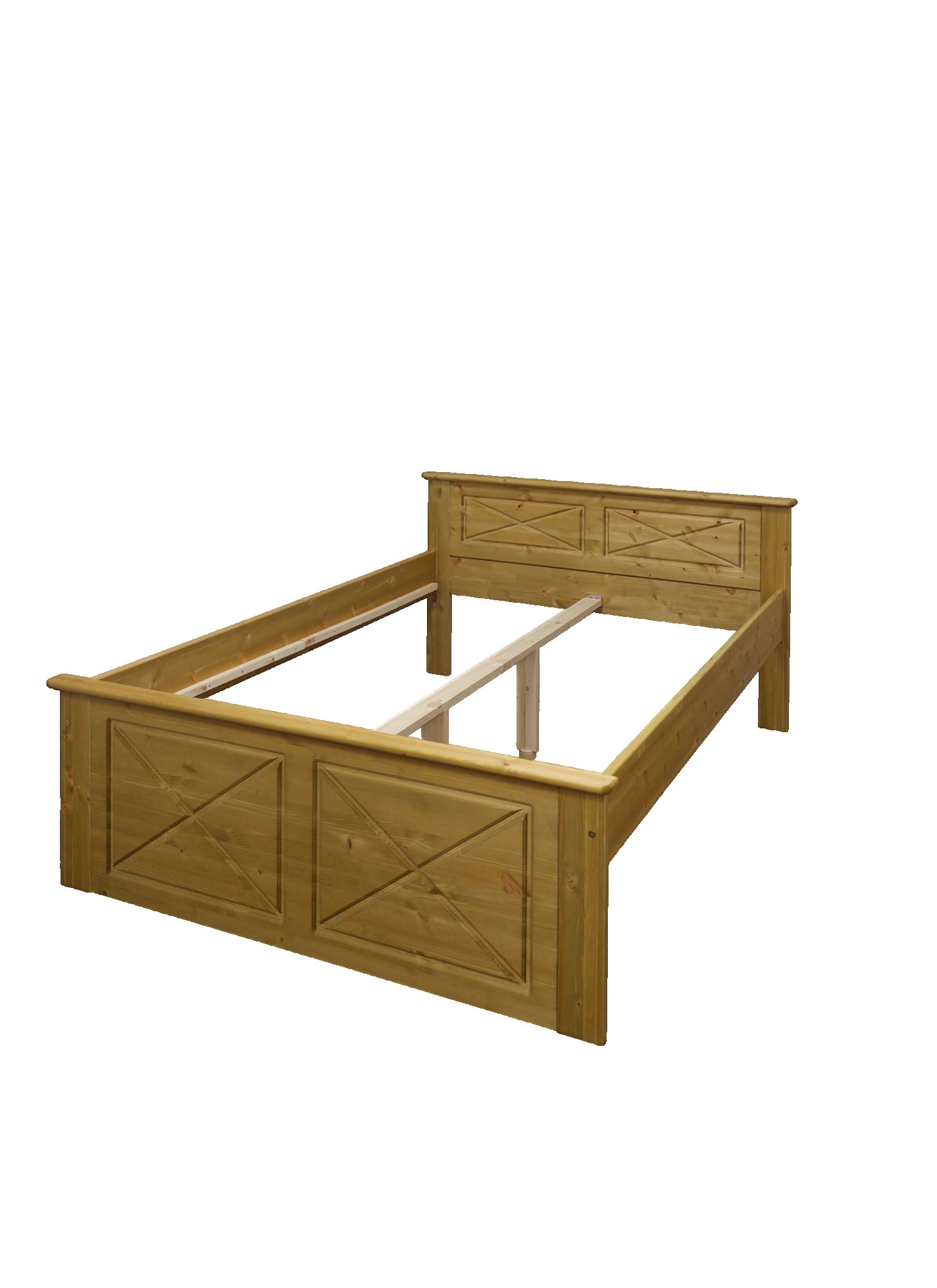 OTTO home Bett »Hugo« B/T/H: 153/208/84 cm,  aus massiver Kiefer, ohne Lattenrost,140x200 cm, Bettkasten optional