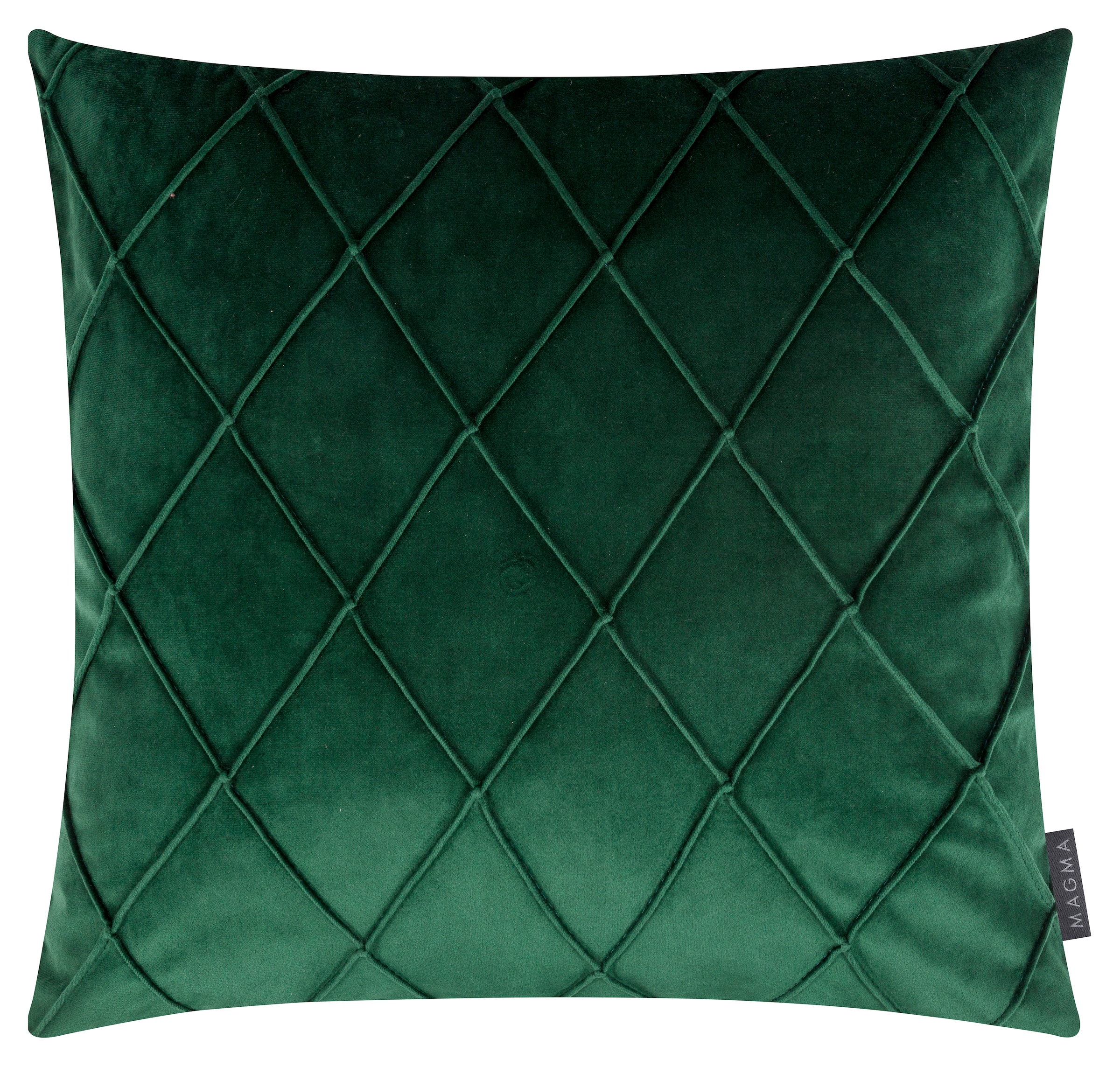 Magma Heimtex Dekokissen »NOBLESS« 50x50cm, Kissenhülle, Rauten-Steppung, modern, luxuriösen Look