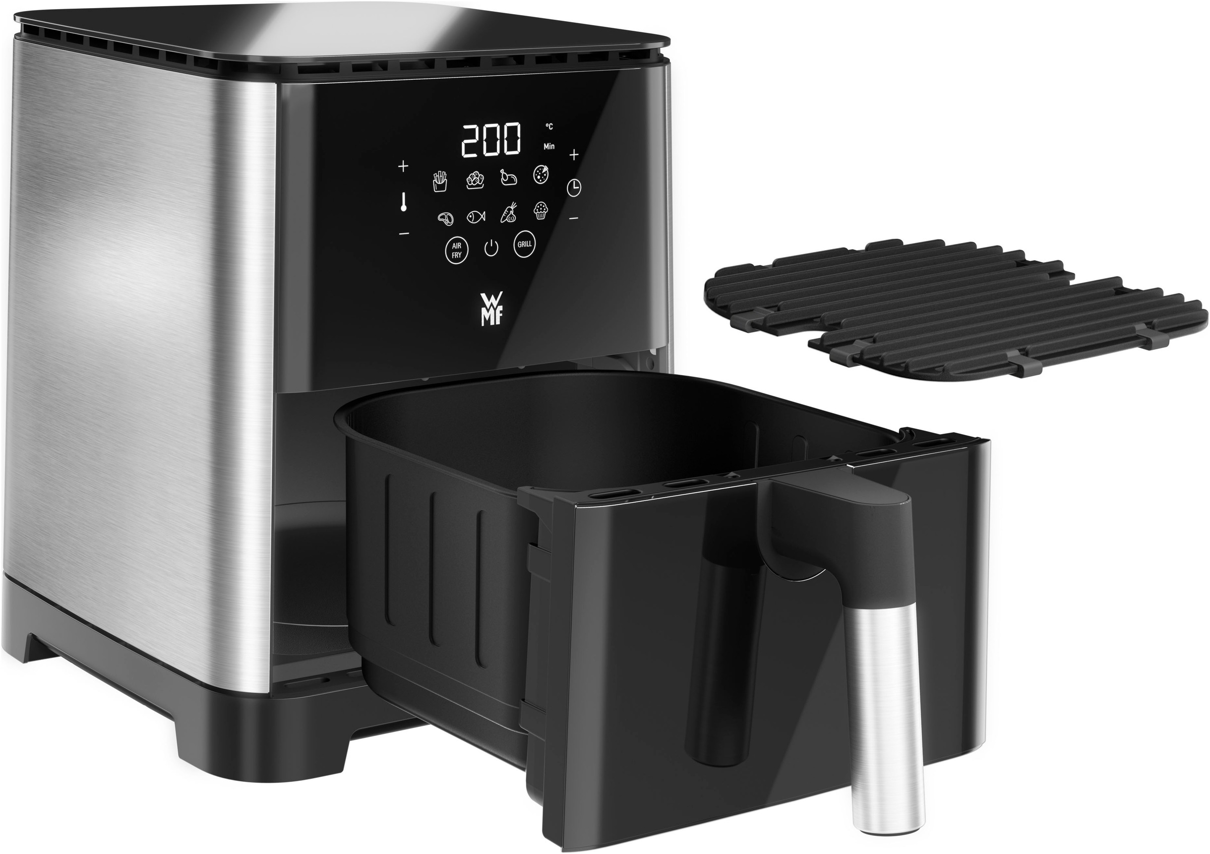 WMF Heißluftfritteuse »Multi Taste« 1550 W gesundes Frittieren schwarz