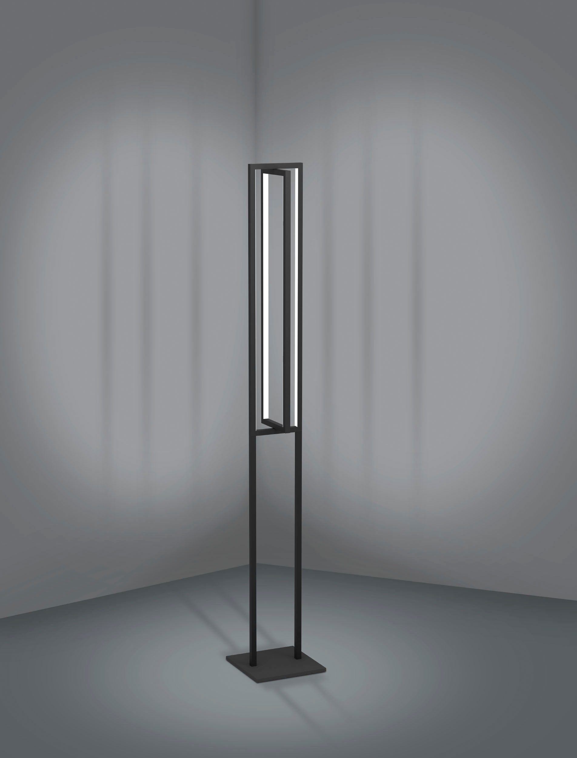 EGLO Stehlampe »SIBERIA«, Stehleuchte in schwarz aus Stahl - 34W - warmweiß  - kaltweiß online kaufen