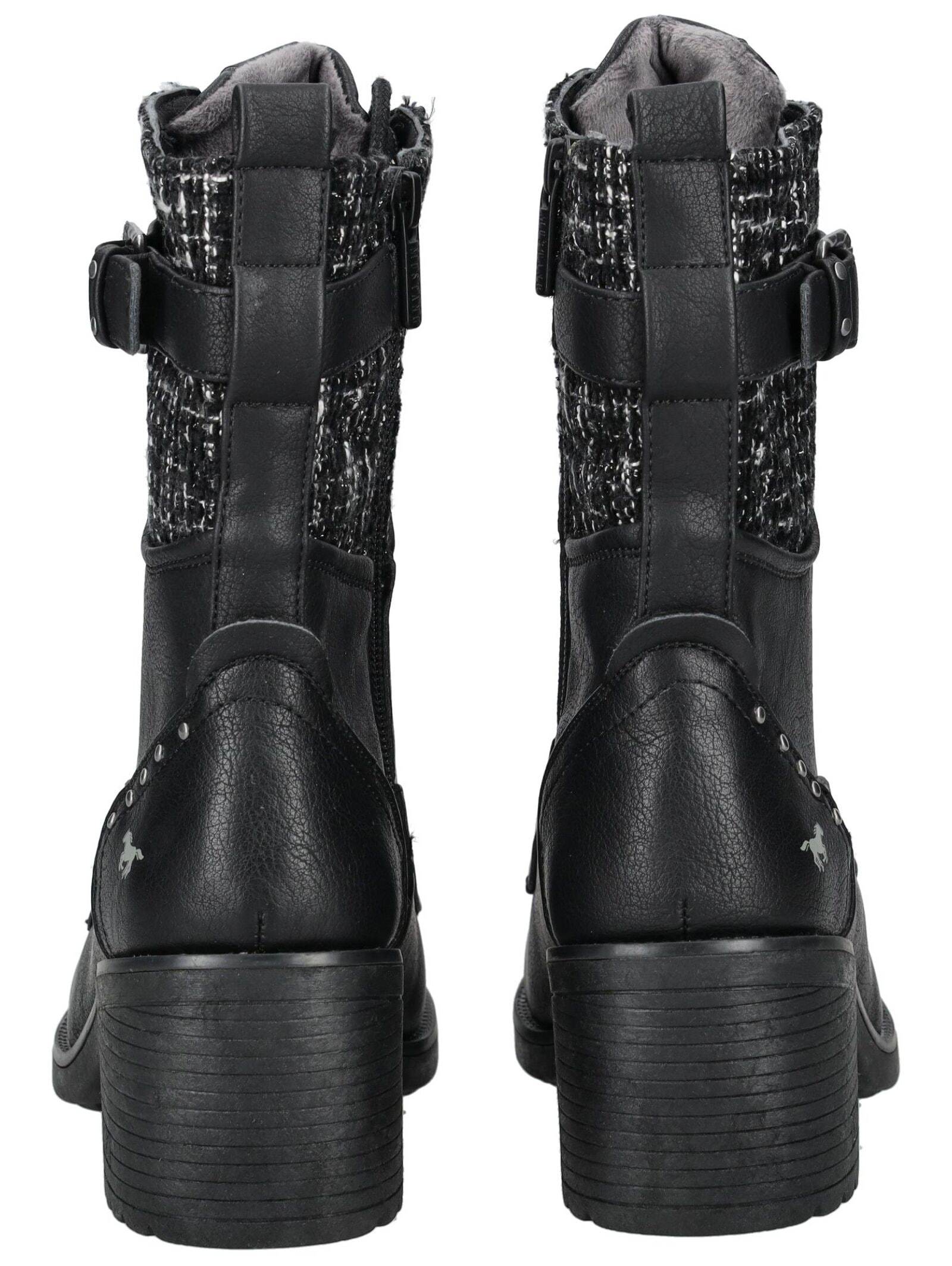 Mustang Shoes Schnürstiefelette »Mustang Shoes Stiefelette Lederimitat/Textil«