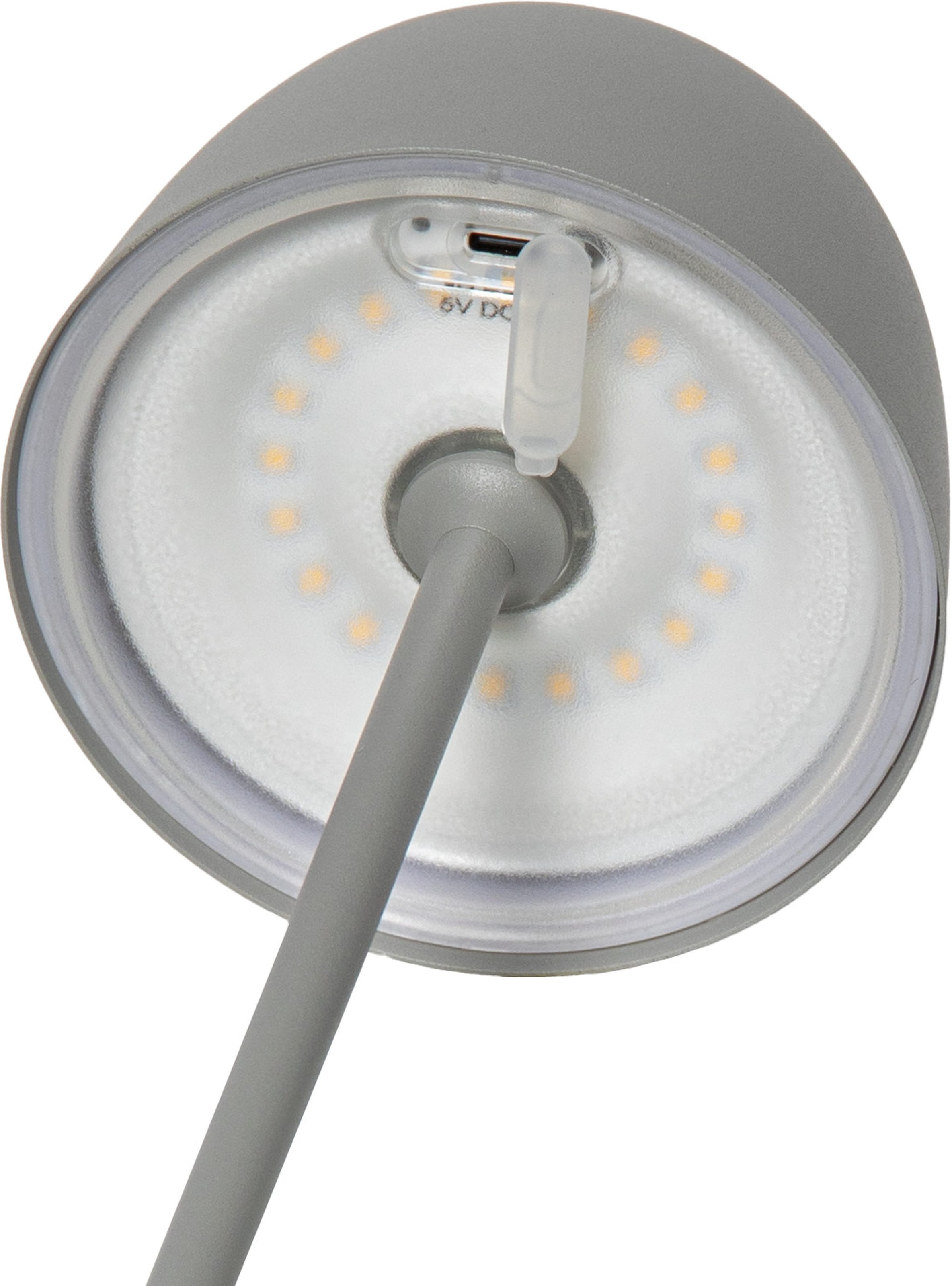 Parforce Traditional Hunting LED Tischleuchte »Tischlampe Ronda« LED-Board 1 Stk. Neutralweiß Akku-Tischleuchte, Touch-Dimmer, USB-C-Ladekabel, für innen und außen