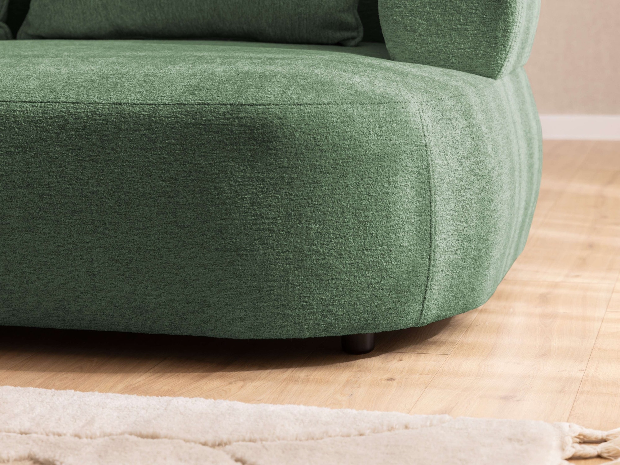 Home affaire Big-Sofa »LUSSAC 4-Sitzer Design-Sofa mit Zierkissen, Maße B/T/H: 242/123/78 cm«, hoher Sitzkomfort und modernes Design, Sofa ohne Bettfunktion