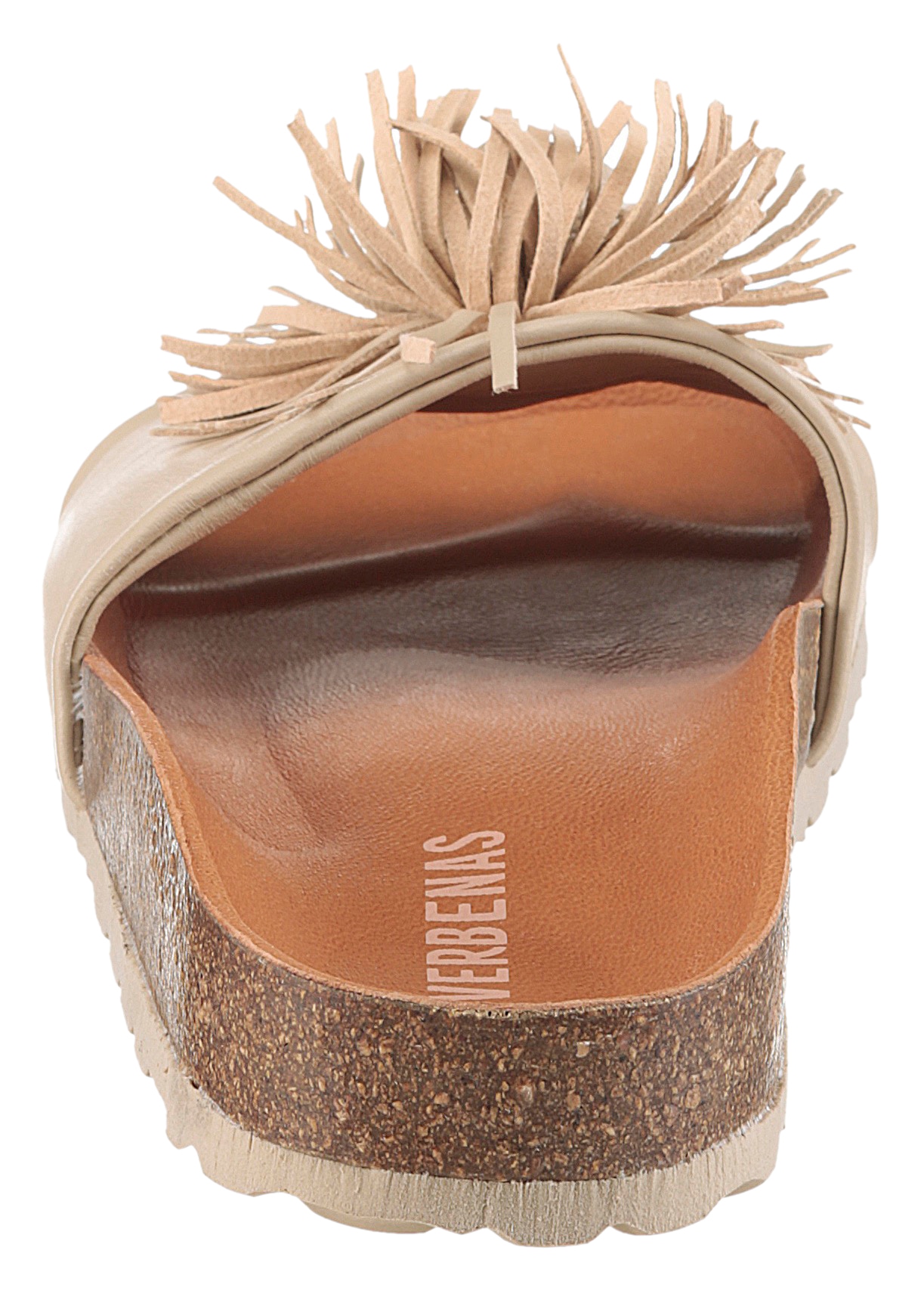 VERBENAS Pantolette »Reina Ecobrush«, Sommerschuh, Schlappen, Strandschuh für den Sommer