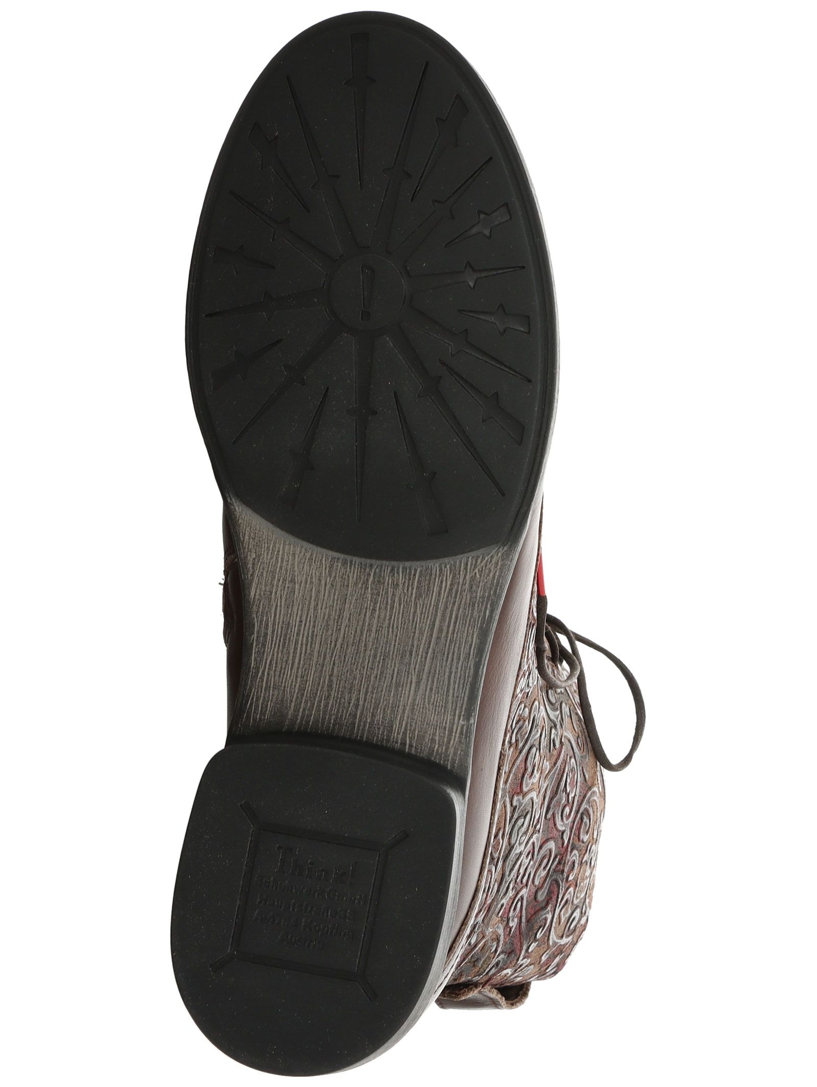 Think! Schnürstiefelette »Think! Stiefelette Leder«